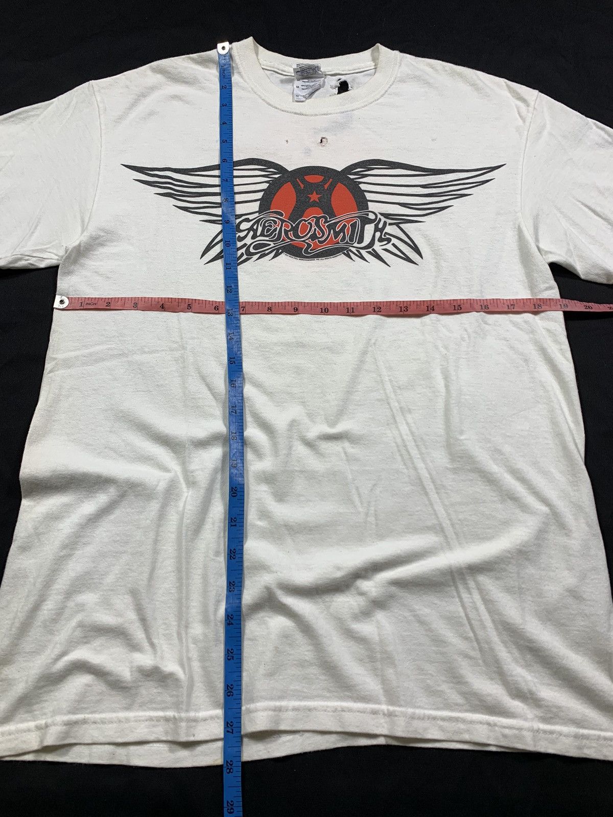 Band Tees × Vintage Distressed Aerosmith Tour T Shirt Tee Size US M / EU 48-50 / 2 - 8 Thumbnail