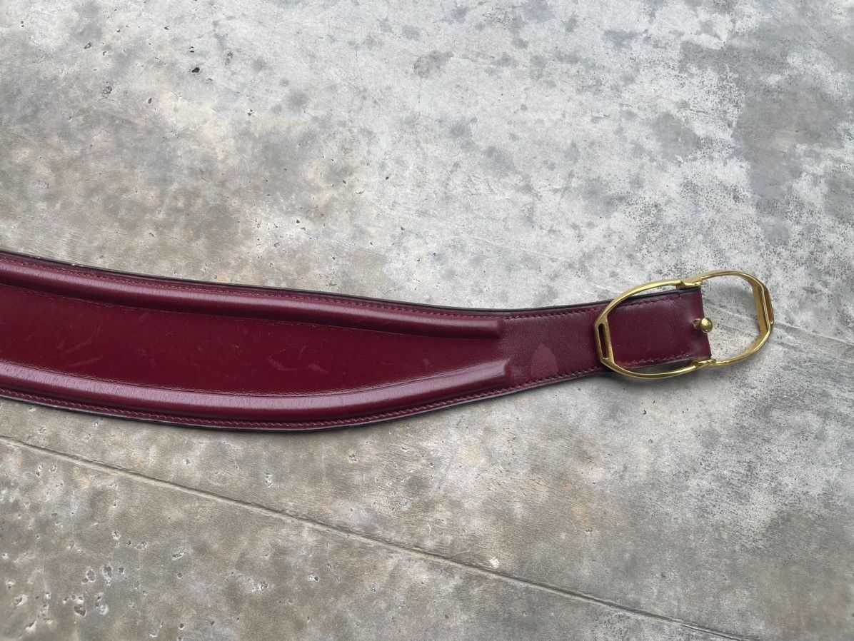 Hermes × Vintage Hermes Paris Leather Belt Made France Size ONE SIZE - 6 Thumbnail