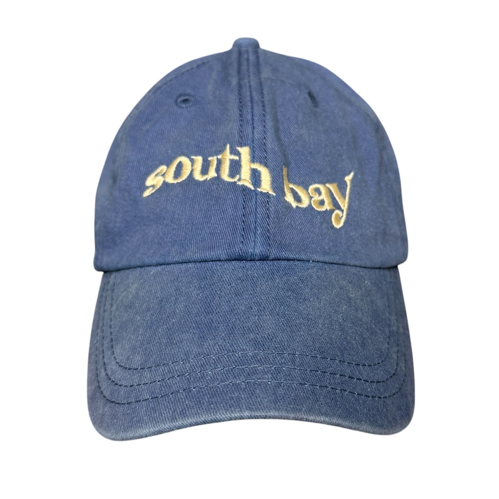 Other South Bay Washed Blue Embroidered Strapback Cap Surf Beach Size ONE SIZE - 2 Thumbnail