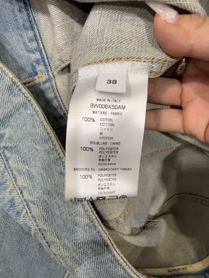 Givenchy Givenchy Light Blue Denim Jacket Size XS / US 0-2 / IT 36-38 - 4 Thumbnail