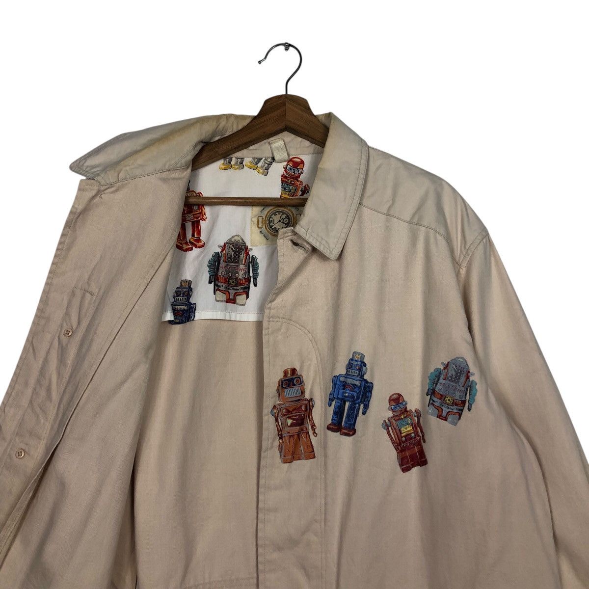 Japanese Brand × Karl Helmut 📌Vintage Chore Worker Jacket Karl Helmut Big Logo Lining Size US L / EU 52-54 / 3 - 13 Thumbnail