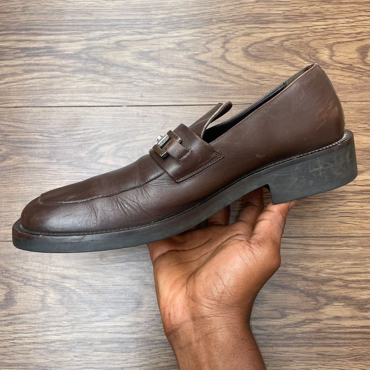 Gucci Vintage Brown Gucci Loafer EU40.5 US7.5 Size US 7.5 / EU 40-41 - 3 Thumbnail