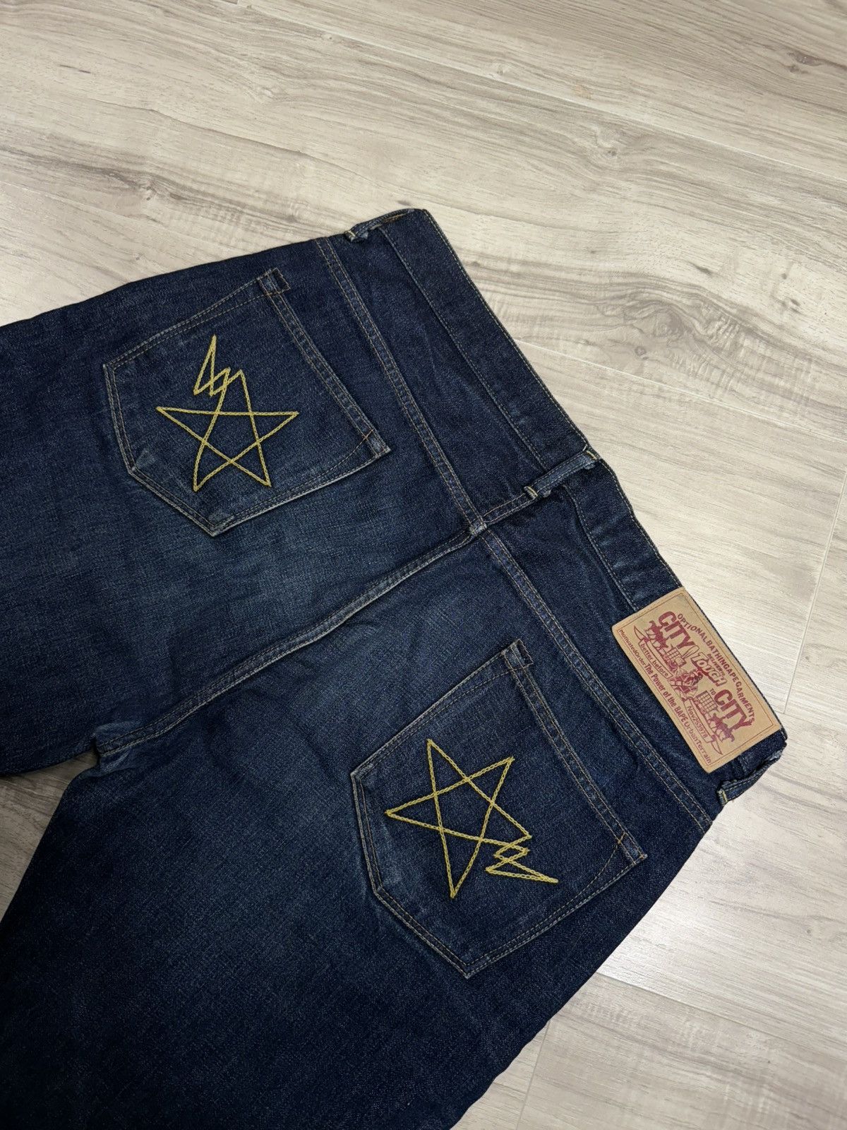Bape A Bathing Ape Blue Denim Jeans Shorts Bapesta Star Size 36 Size US 36 / EU 52 - 10 Thumbnail