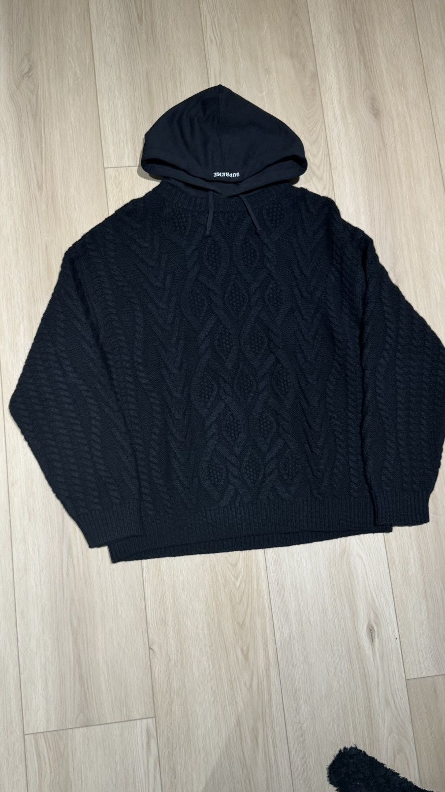 Supreme Supreme Cable Hooded sweater crewneck Hoodie Cablekit hood Size US XL / EU 56 / 4 - 5 Thumbnail