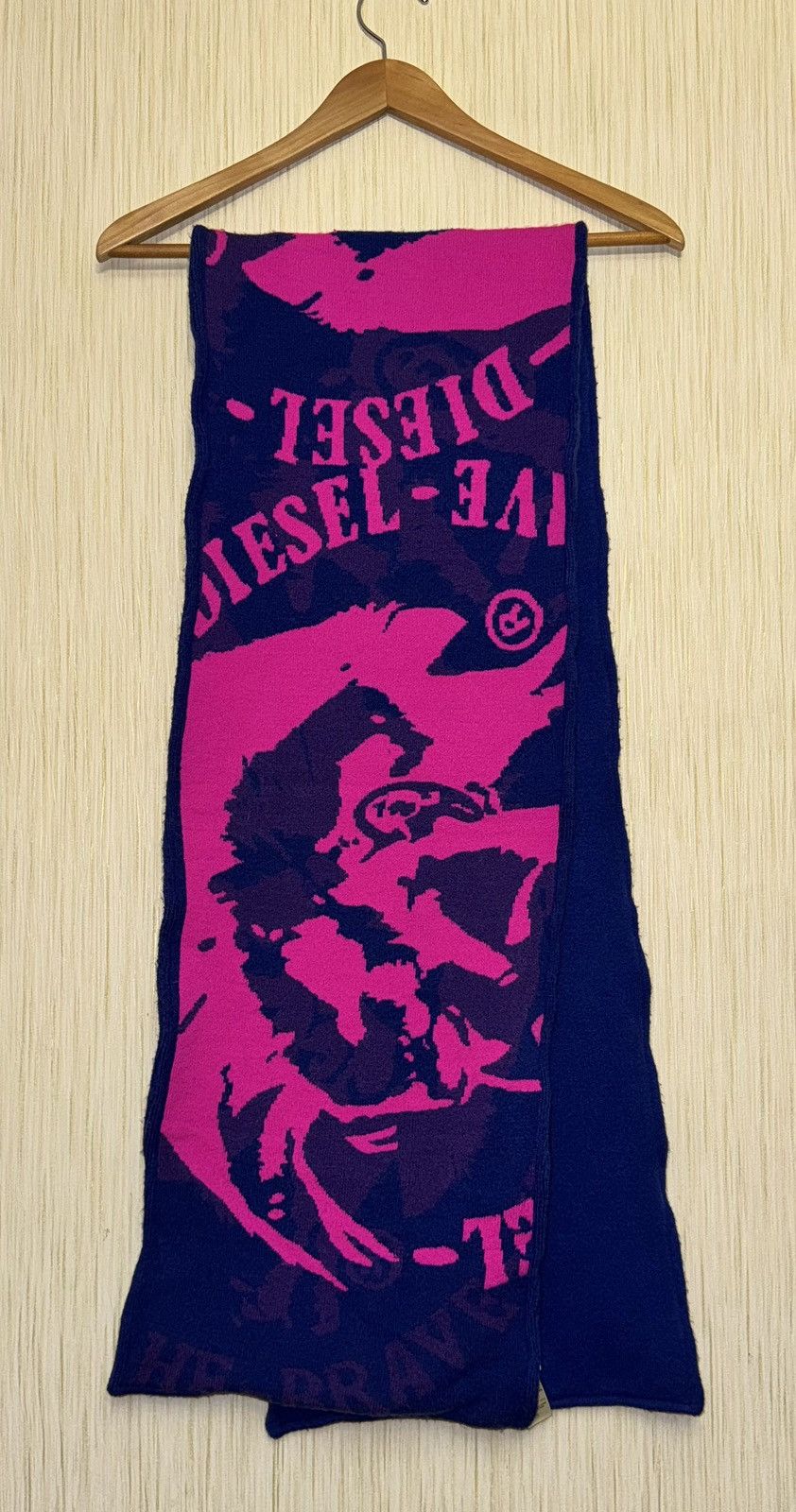 Disney × Vintage Diesel vintage big logo Y2K scarf Size ONE SIZE - 3 Thumbnail