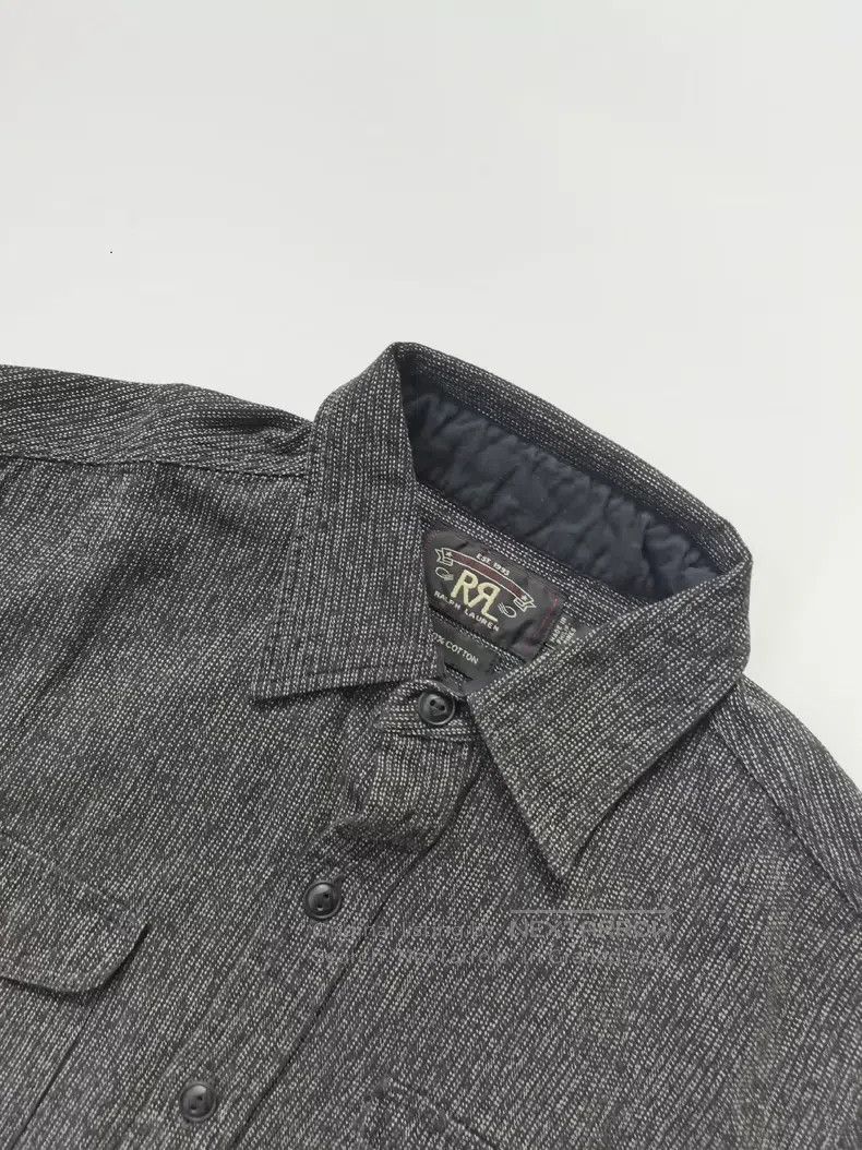 RRL Ralph Lauren RRL Ralph Lauren Old-fashioned shirt, pepper salt Size US M / EU 48-50 / 2 - 3 Thumbnail