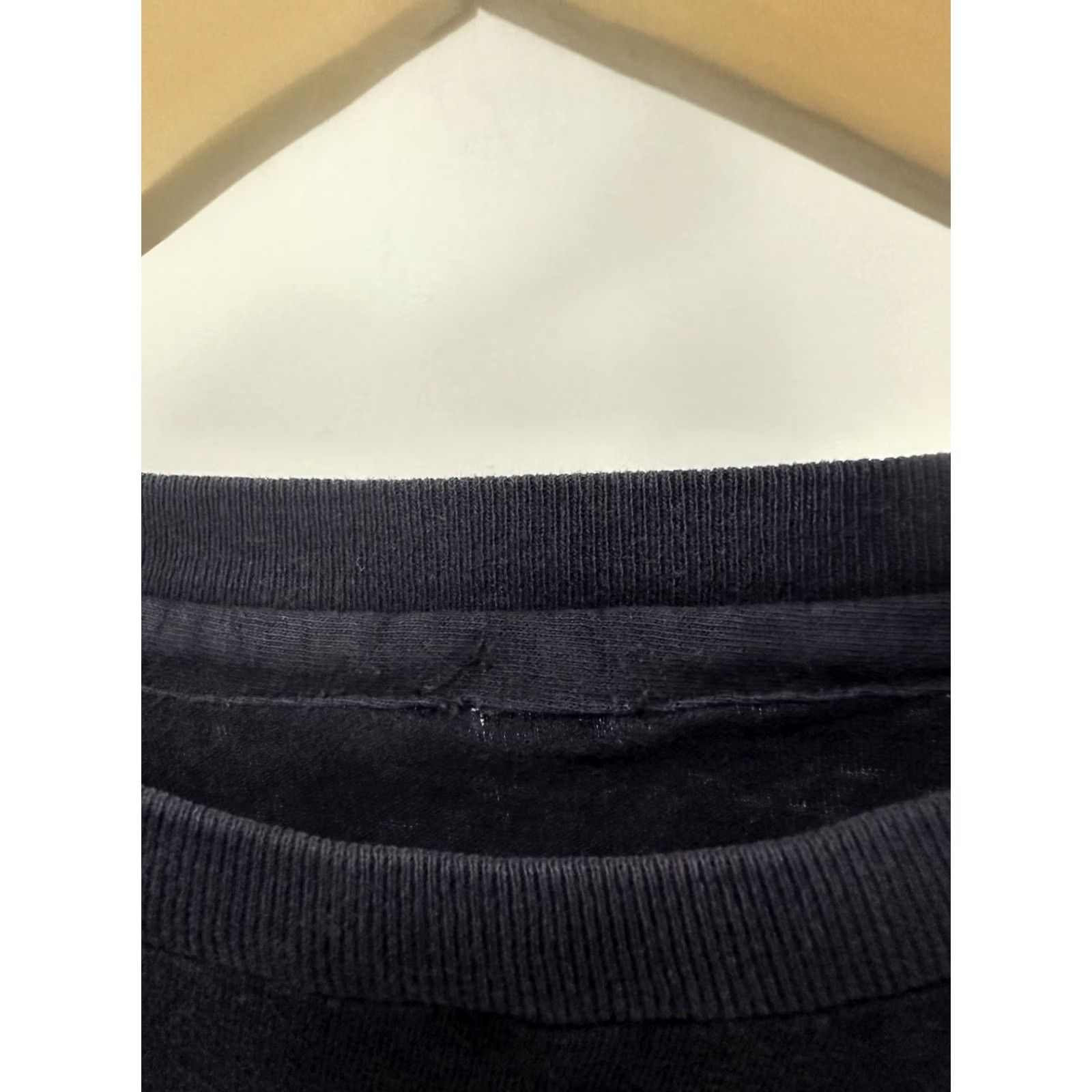 Vintage VTG 90s BOXY Dark Navy Pocket Front T-Shirt XL Blue Cotton Grunge Workwear WIP Blank Essential Pockets Mens Size US XL / EU 56 / 4 - 5 Thumbnail