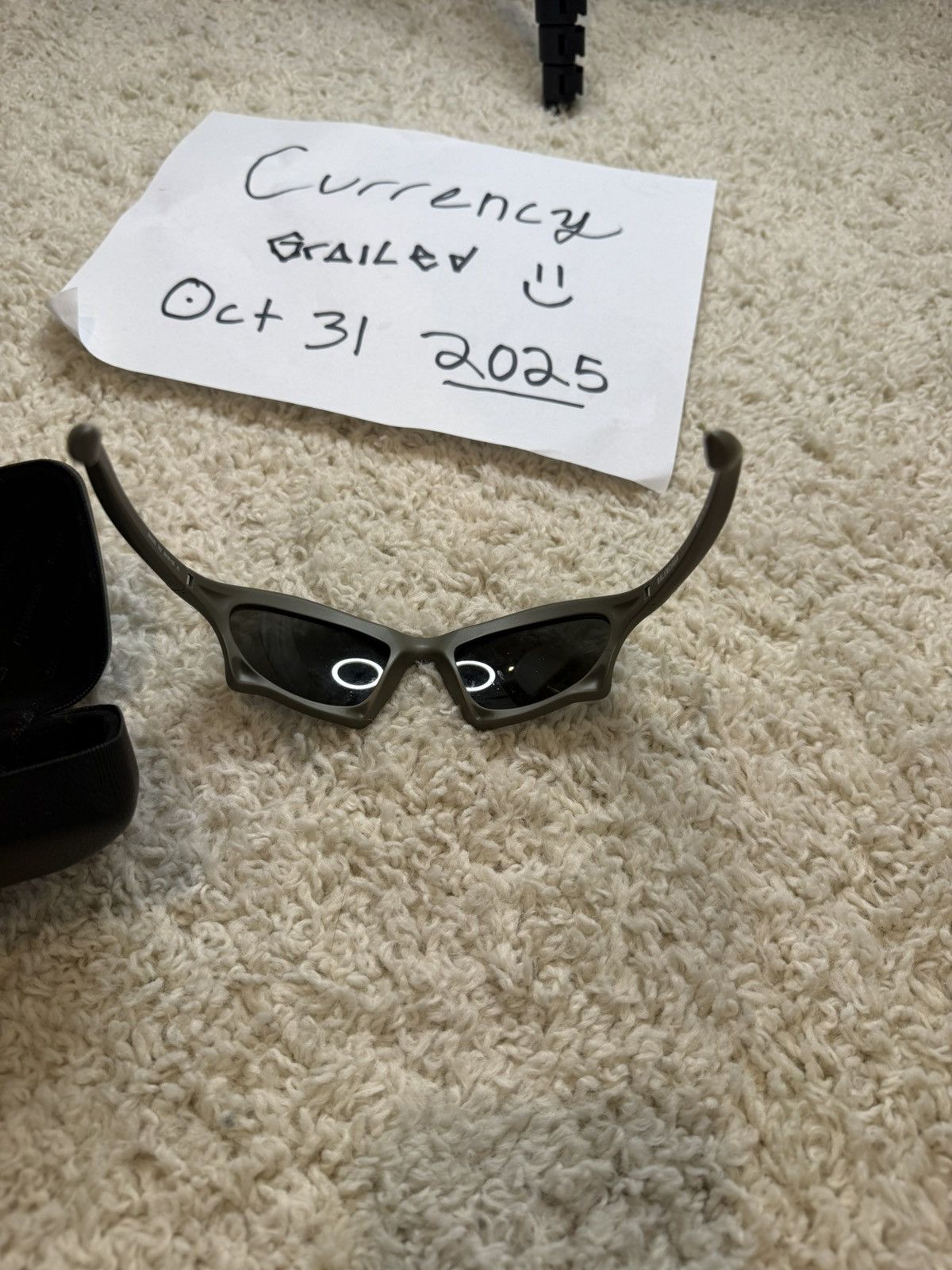 Balenciaga Reflective Bat Glasses