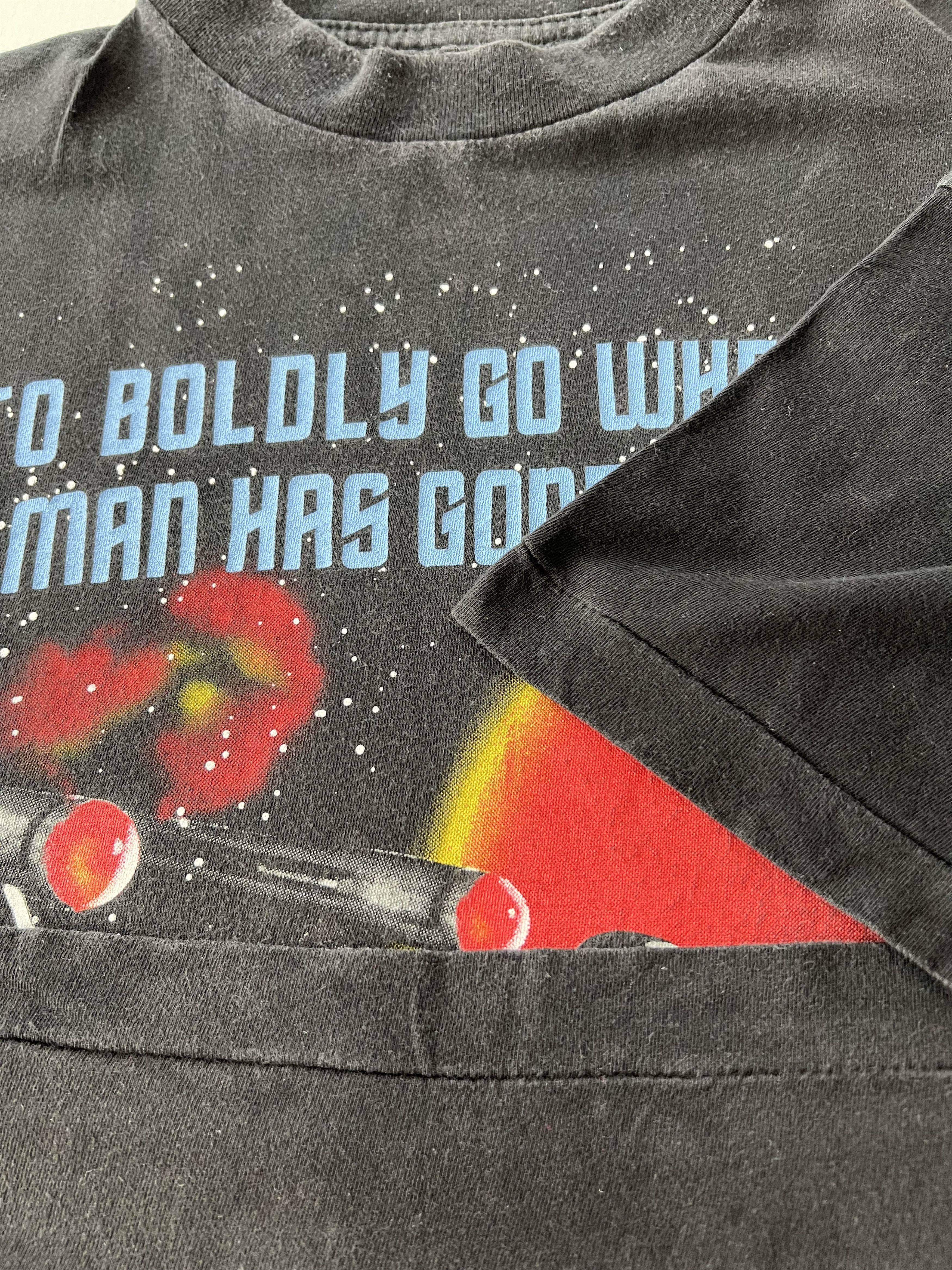 Vintage Vintage 1994 Star Trek NCC-1701 Movie Black T-shirt Size US M / EU 48-50 / 2 - 9 Thumbnail