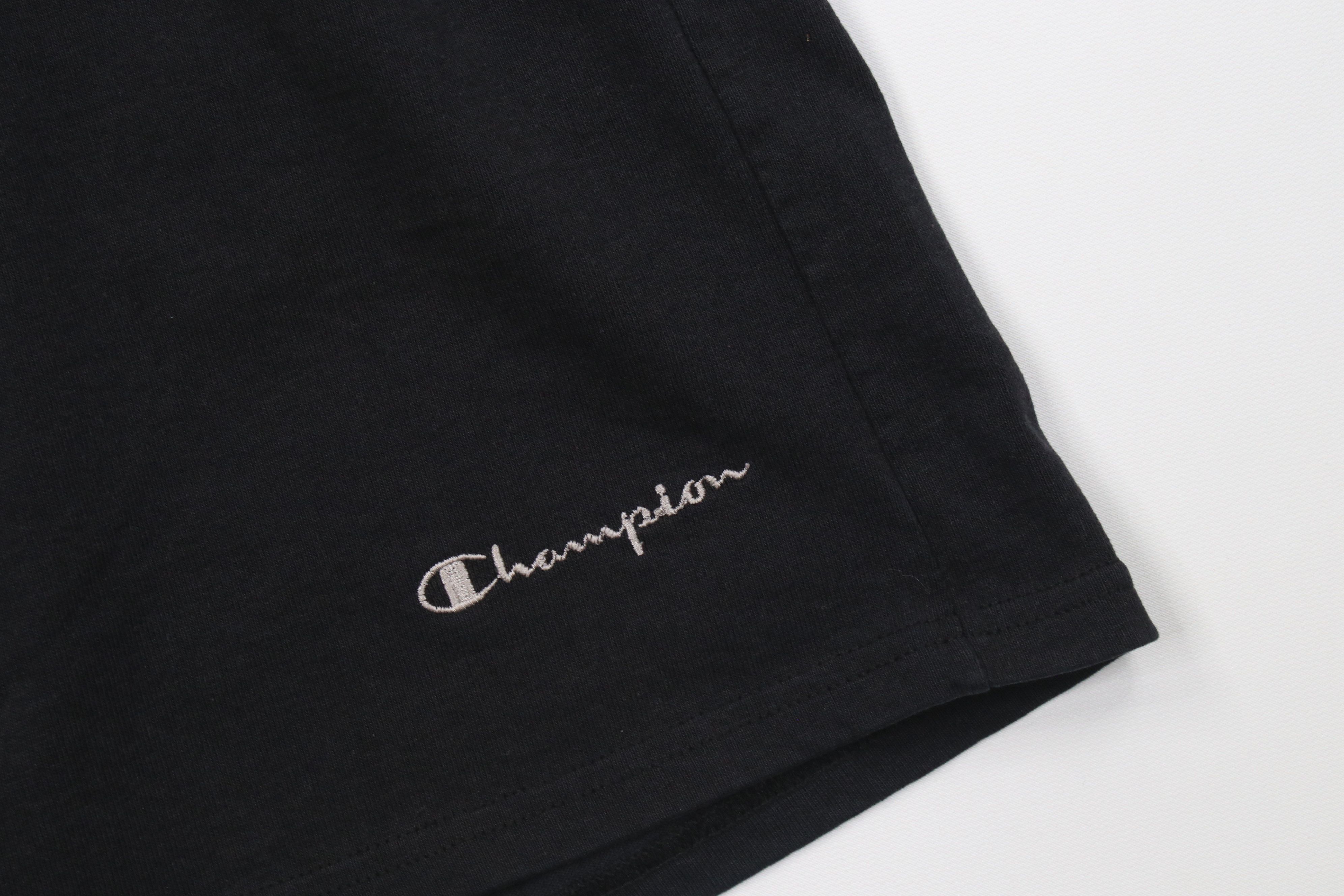 Champion Vintag 90s Champion Above Knee Heavyweight Shorts Black Size US 38 / EU 54 - 5 Thumbnail