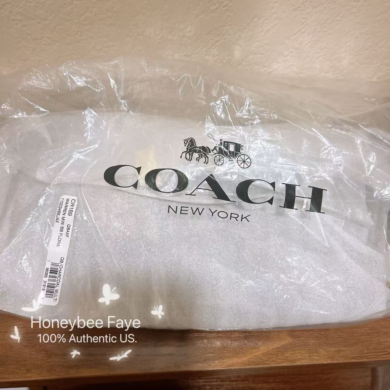 Coach Warren Mini Belt Bag In Signature Canvas With Floral CR189 Size ONE SIZE - 7 Thumbnail
