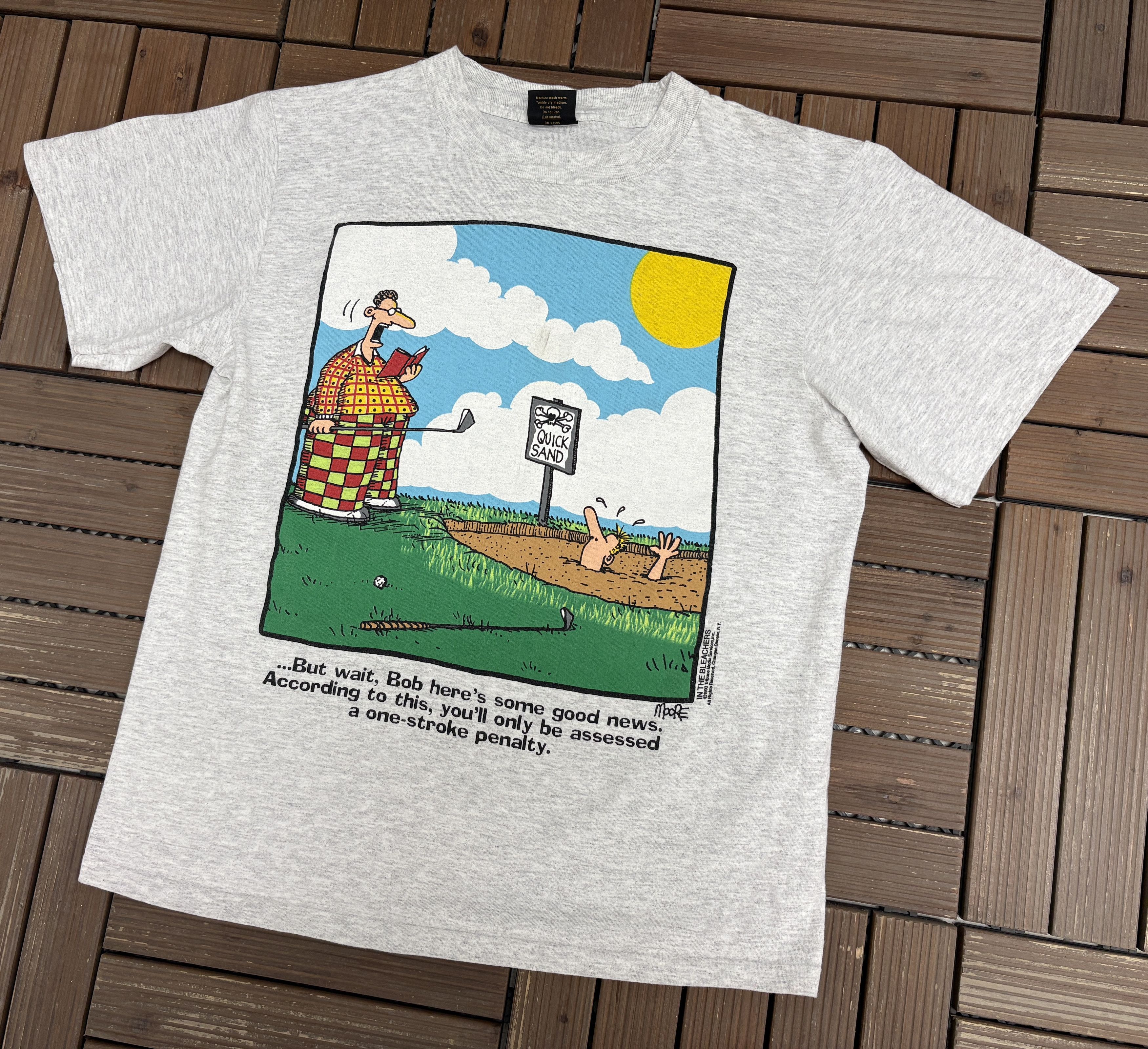 Vintage In The Bleachers Golf Vintage Grey T-Shirt Tee Size US L / EU 52-54 / 3 - 4 Thumbnail