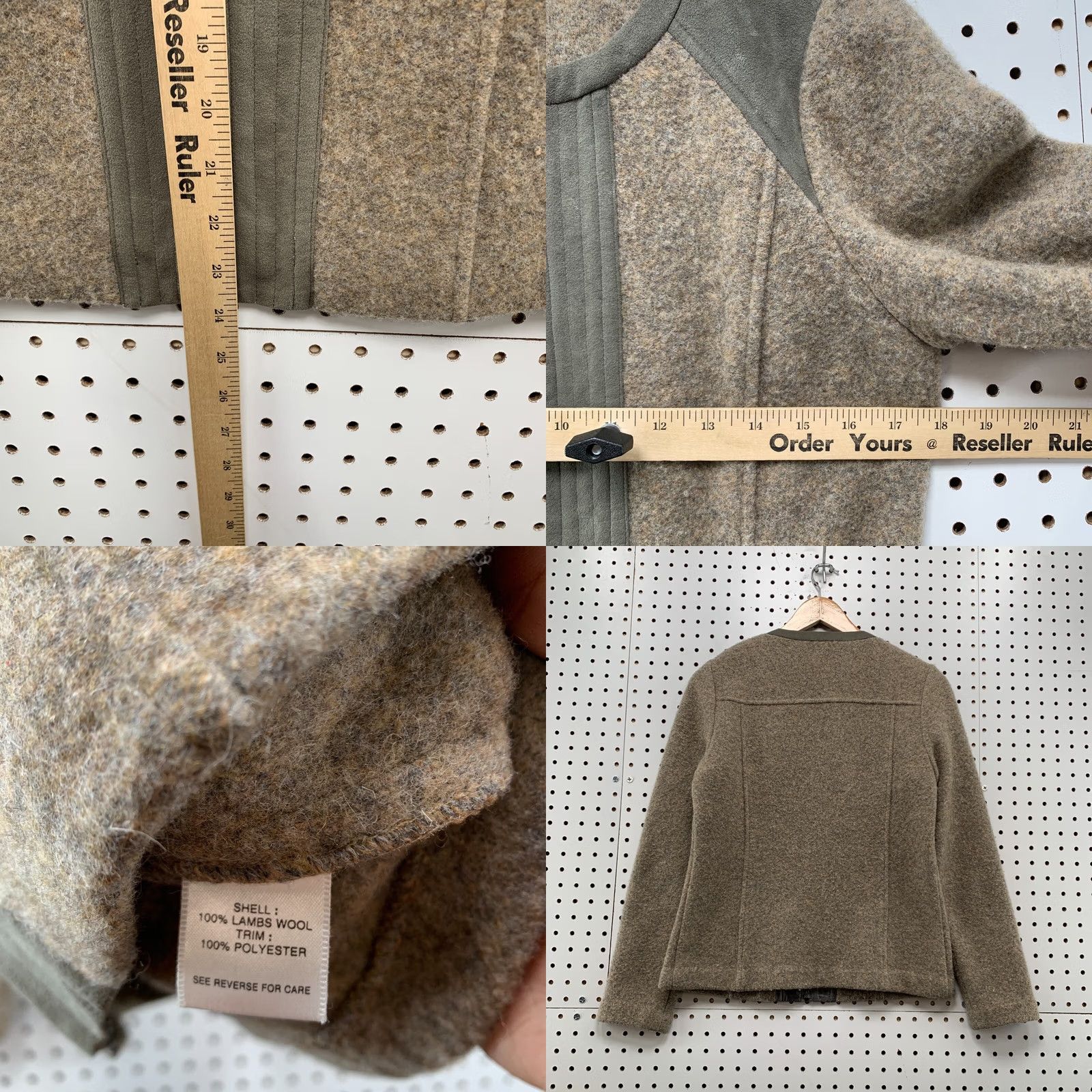 Pendleton Pendleton 100% Lambs Wool Cardigan Sweater Gray Womens Small Full Zip Cardigan Wool Adult Small Gray Pendleton Sleeve Long Sleeve Solid Pattern Womens Size S / US 4 / IT 40 - 9 Thumbnail