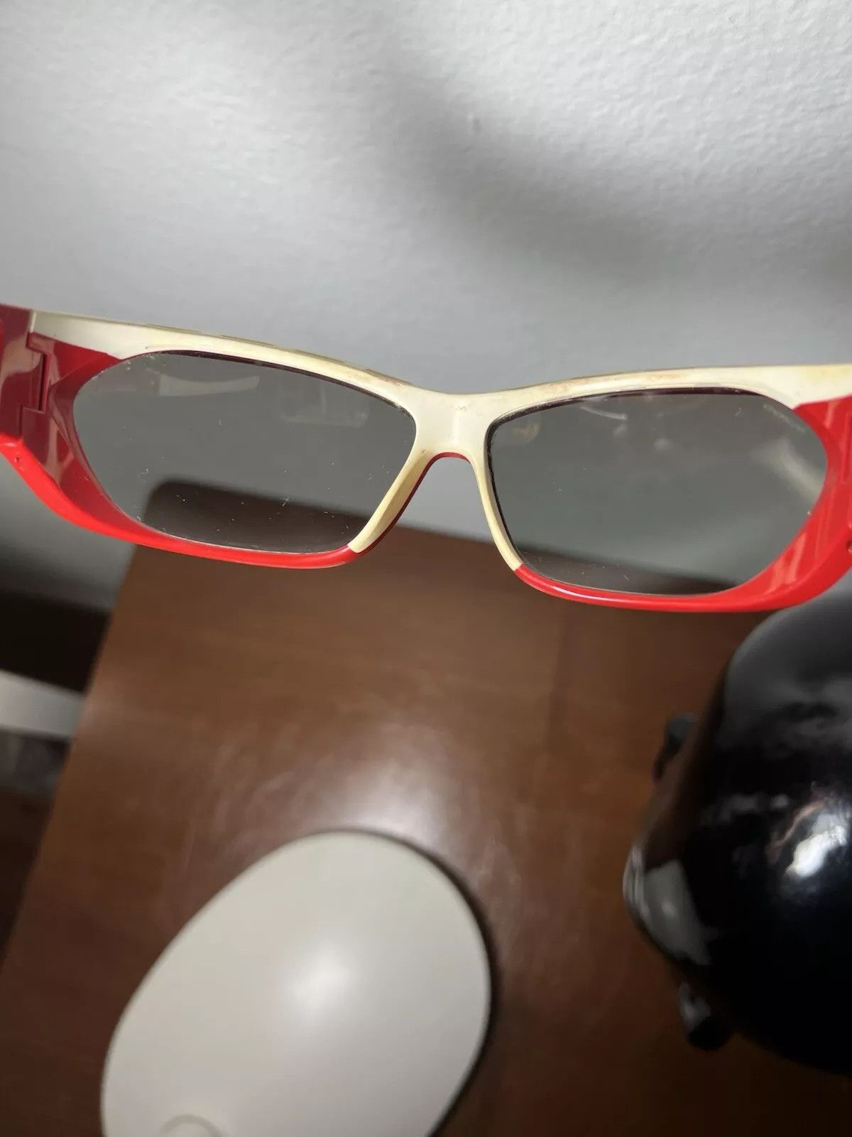 Prada Prada Sunglasses Linea Rossa Sport SPS04H Red White Size ONE SIZE - 8 Thumbnail