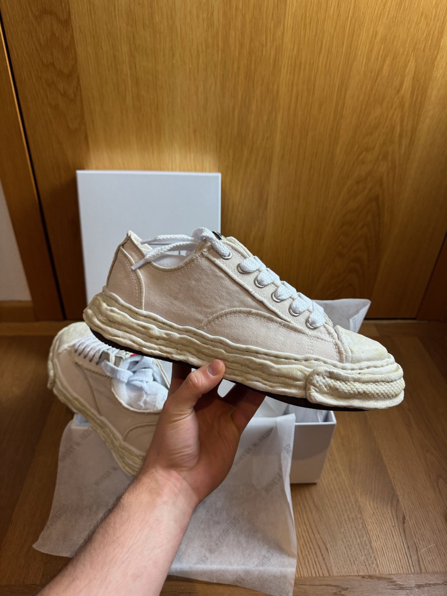 Maison MIHARA YASUHIRO Maison MIHARA YASUHIRO "PETERSON23" OG Sole Low-top Sneaker Size US 9 / EU 42 - 2 Thumbnail