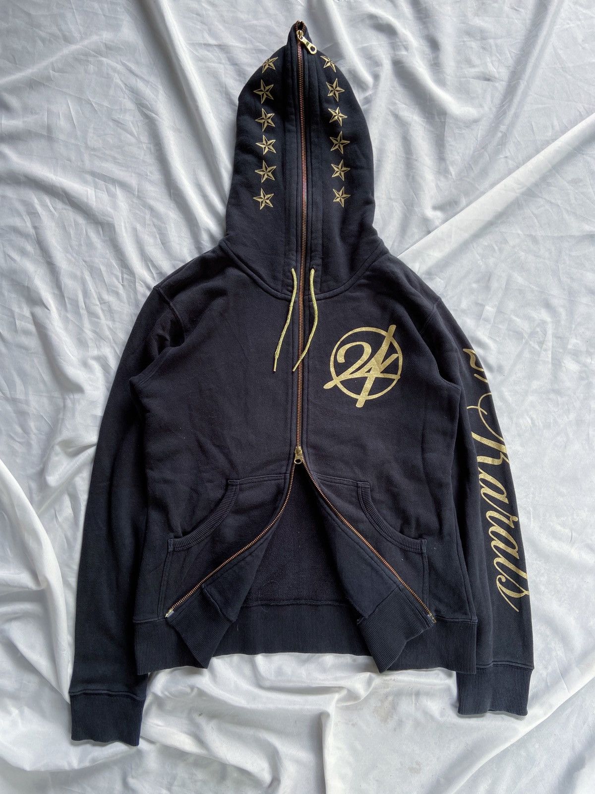 Japanese Brand GOLDS 24 KARATS DIGGERS ZIP HOODIE undercover number nine Size US M / EU 48-50 / 2 - 1 Thumbnail