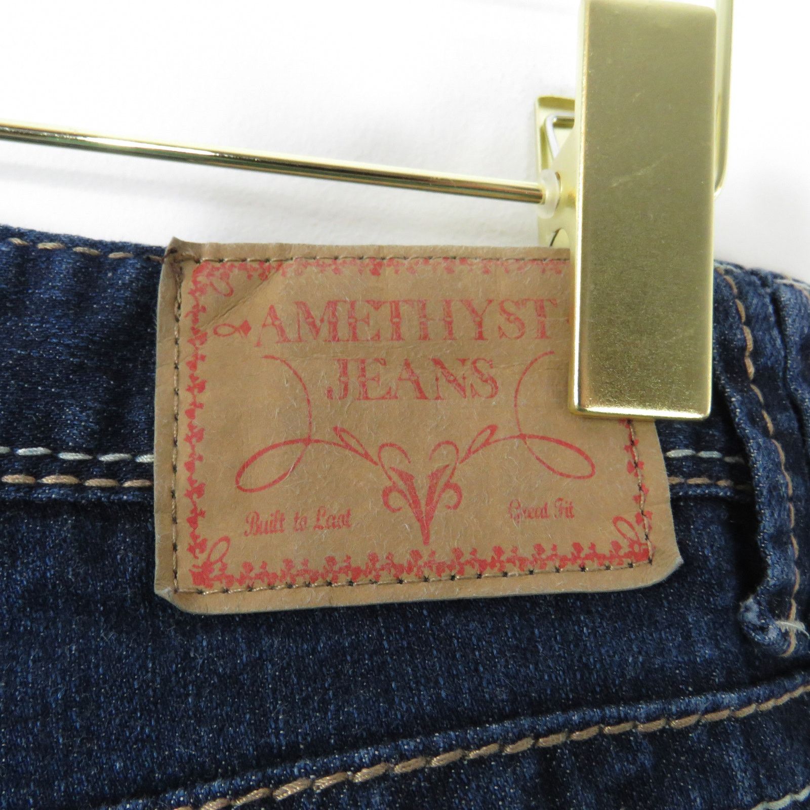 Vintage Amethyst Y2k Low Rise Flared Jeans Waist 30" Bling Sequin Size 30" / US 8 / IT 44 - 4 Thumbnail