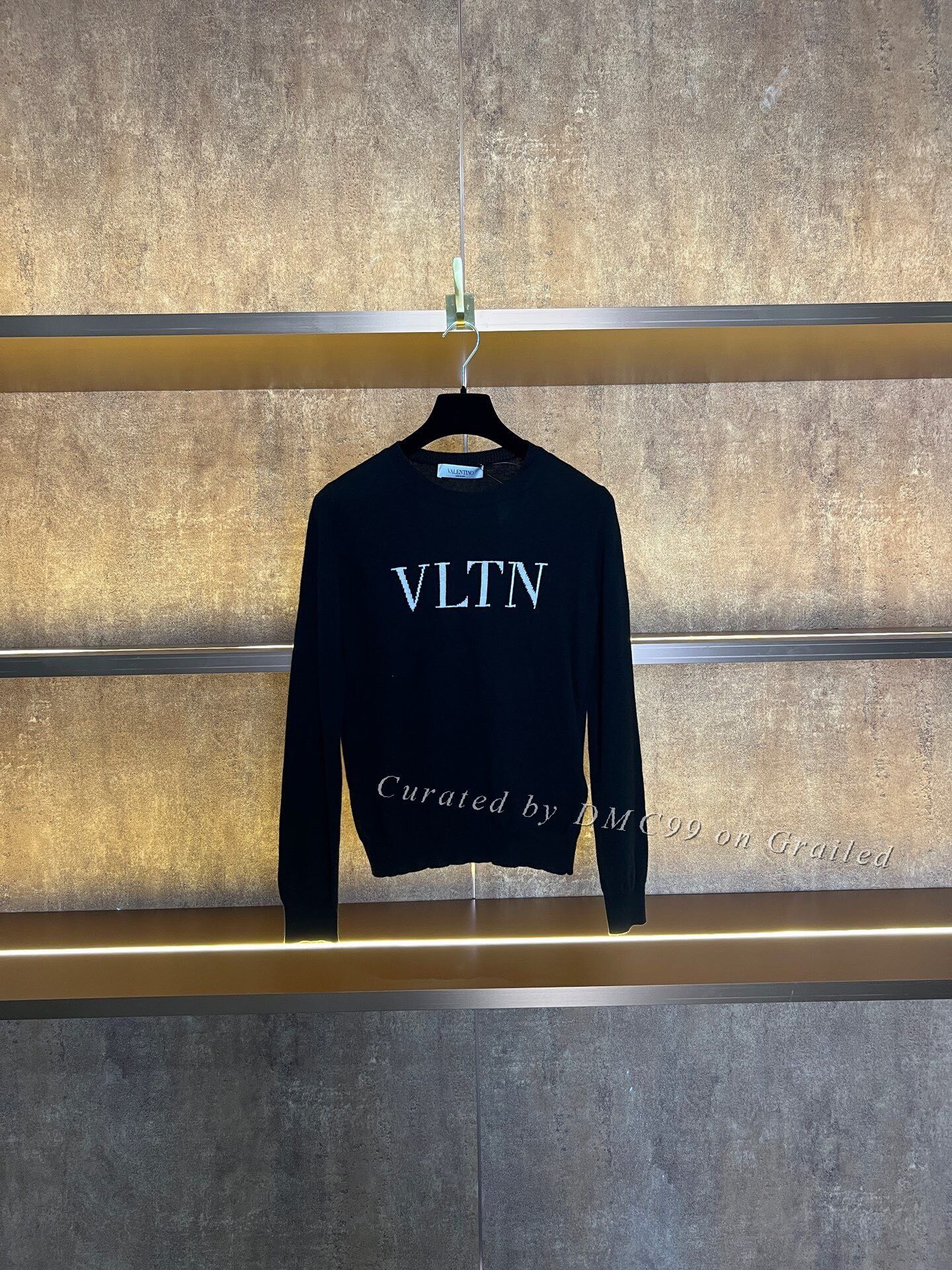 Valentino Valentino Slogan Knit Sweater Size S / US 4 / IT 40 - 1 Thumbnail