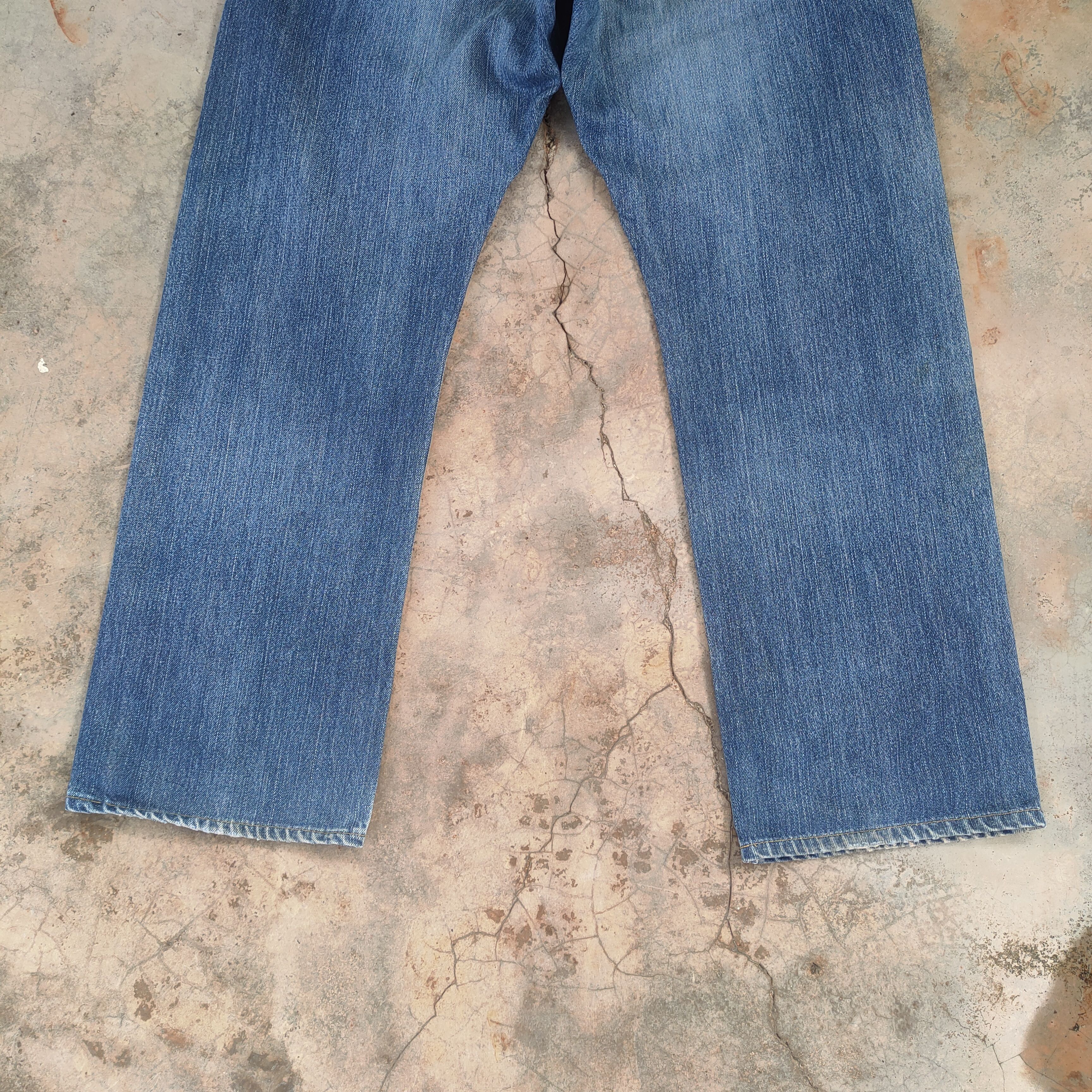 Edwin × Vintage W33 VINTAGE EDWIN XV FADED DISTRESSED JEAN PANTS Size US 33 - 10 Thumbnail