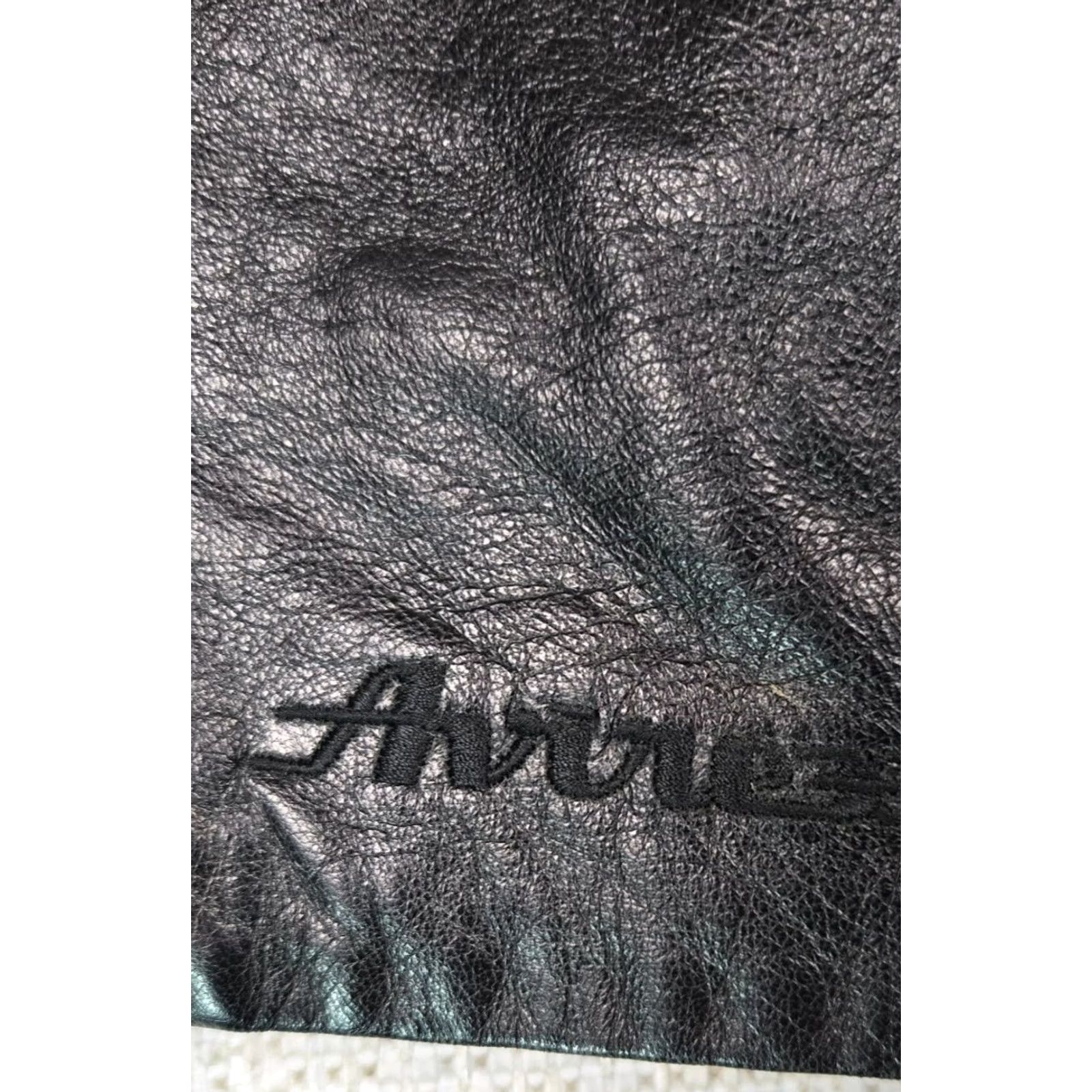 Avirex AVirex Women's Leather Jacket Button Front Made in USA Black Buttery Soft Leather Jacket Size M / US 6-8 / IT 42-44 - 5 Thumbnail