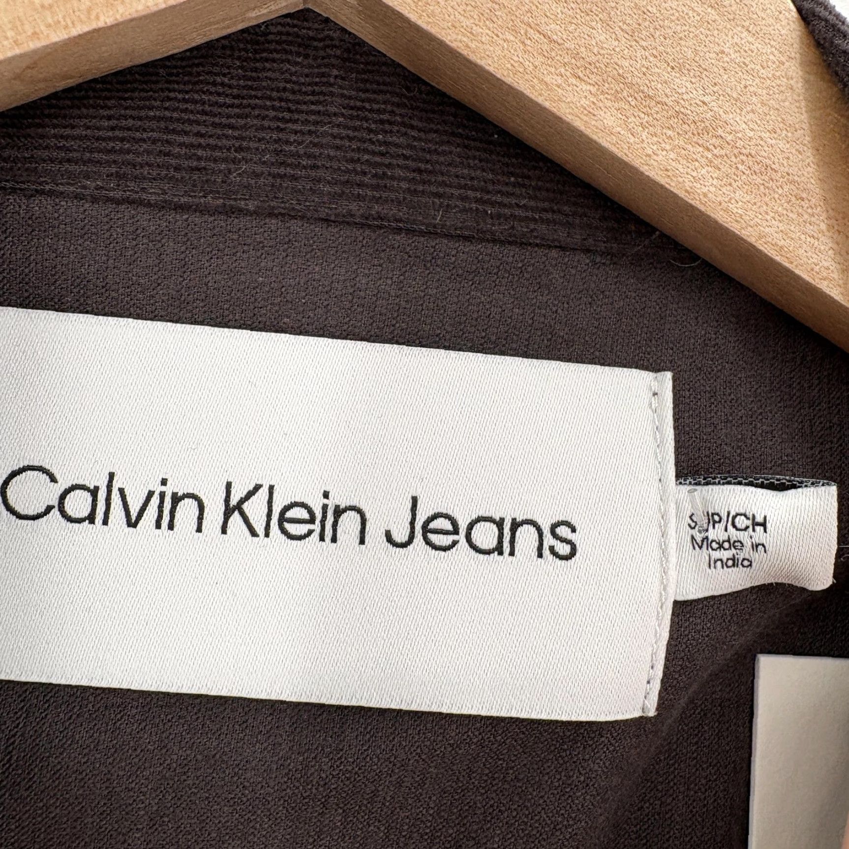 Vintage Calvin Klein Jeans Shirt Mens Small Brown Corduroy Long Sleeve Button Up Casual Size US S / EU 44-46 / 1 - 4 Thumbnail