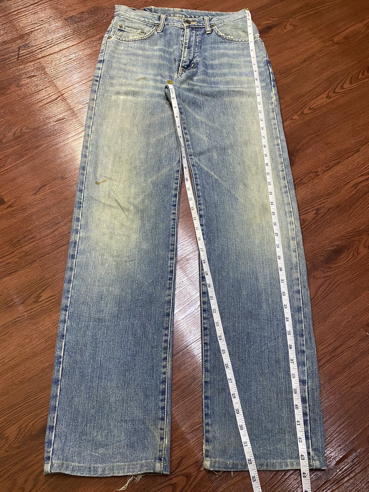 Other Vintage Edwin authentic entic Faded Wash Distressed Jeans Size US 29 - 13 Thumbnail