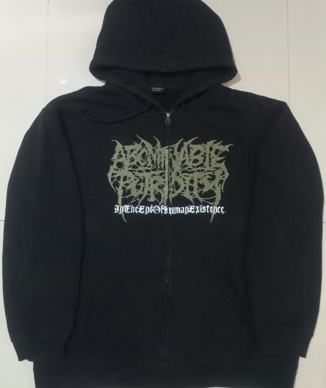 Band Tees Zipper Abominable Putridity In the End of Human Existence Size US XL / EU 56 / 4 - 1 Thumbnail