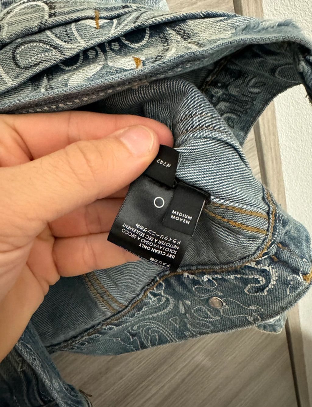 Amiri Amiri Denim Jacket Size US M / EU 48-50 / 2 - 7 Thumbnail