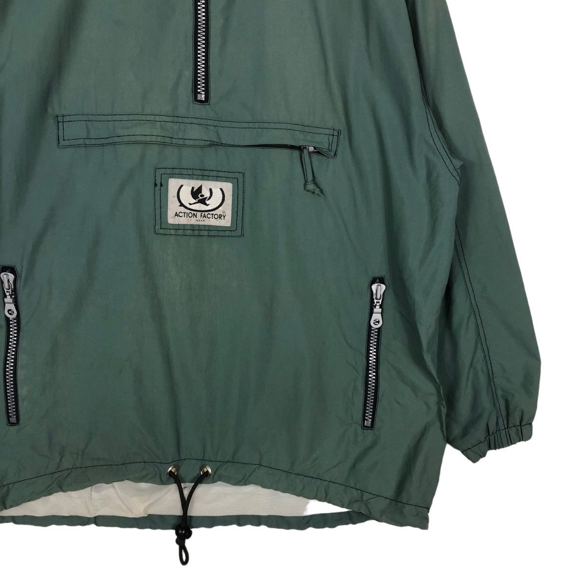 Japanese Brand 🔥ACTION FACTORY WEAR ANORAK JACKET HOODIE BIG POCKETS Size US S / EU 44-46 / 1 - 5 Thumbnail