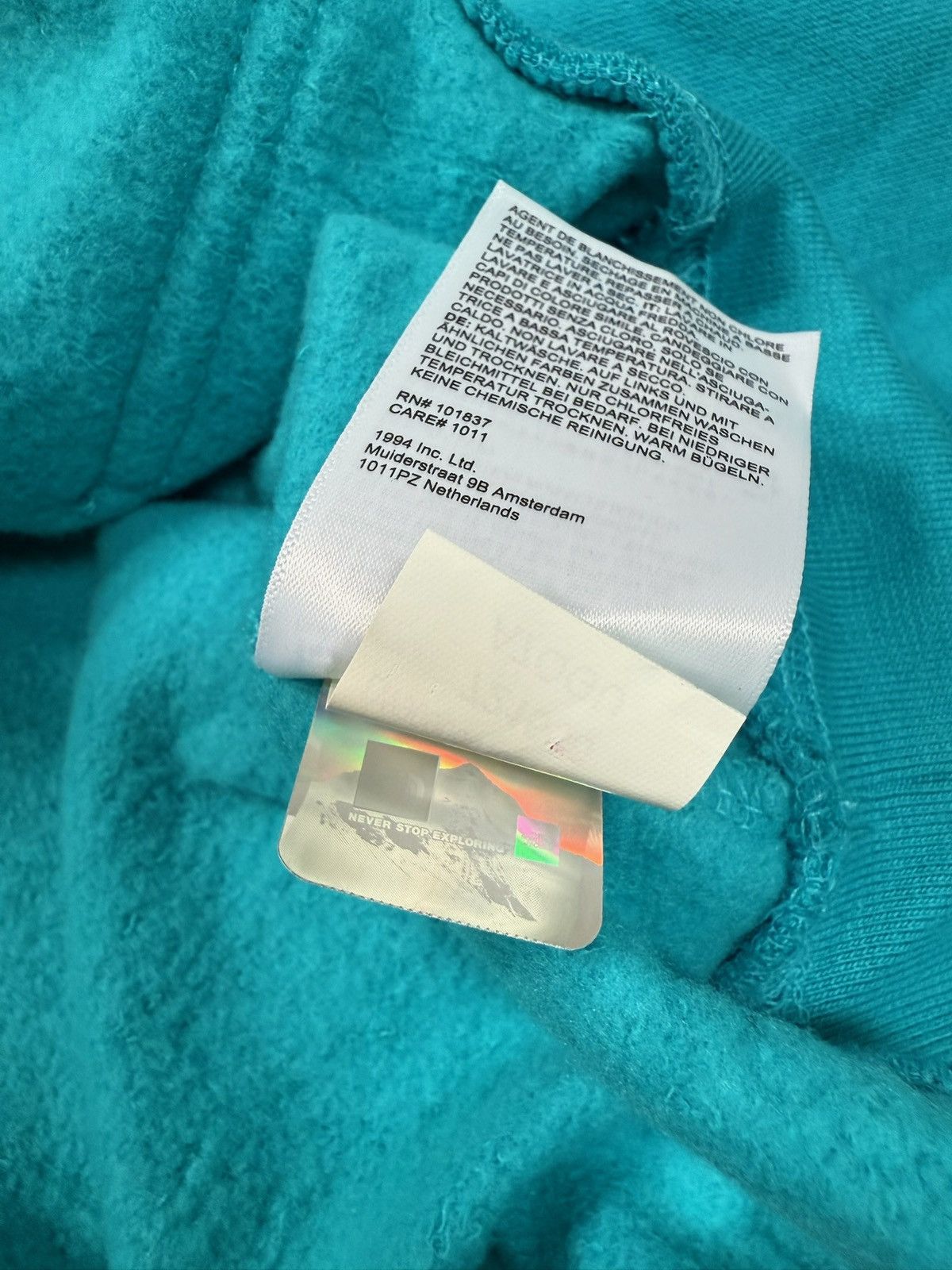 Supreme × The North Face Supreme x The North Face Lenticular Hoodie Teal Medium FW21 Size US M / EU 48-50 / 2 - 9 Thumbnail