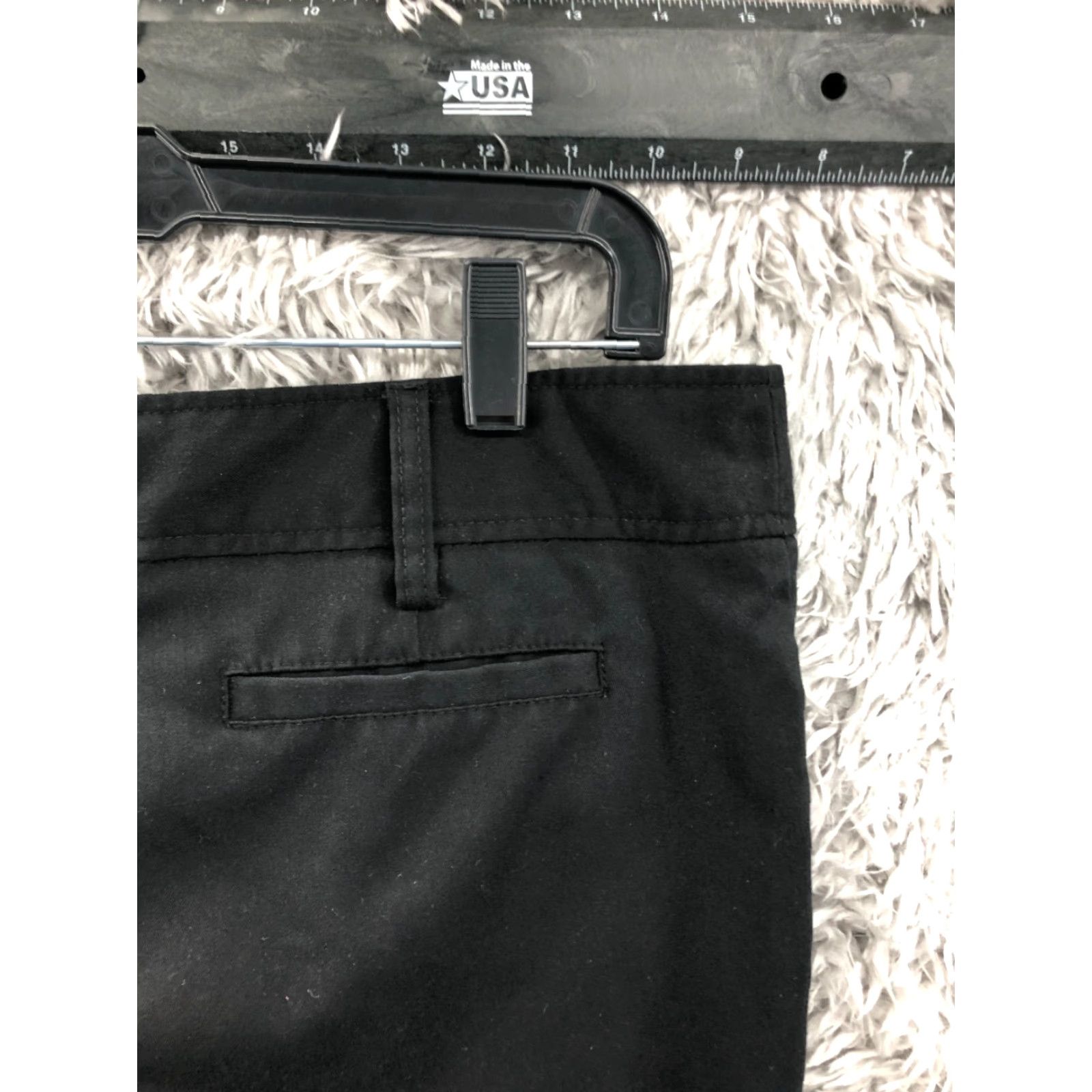 Vintage Mandee Shorts Juniors Size 9 Mid Rise Dark Wash Black Size 30" / US 8 / IT 44 - 5 Thumbnail
