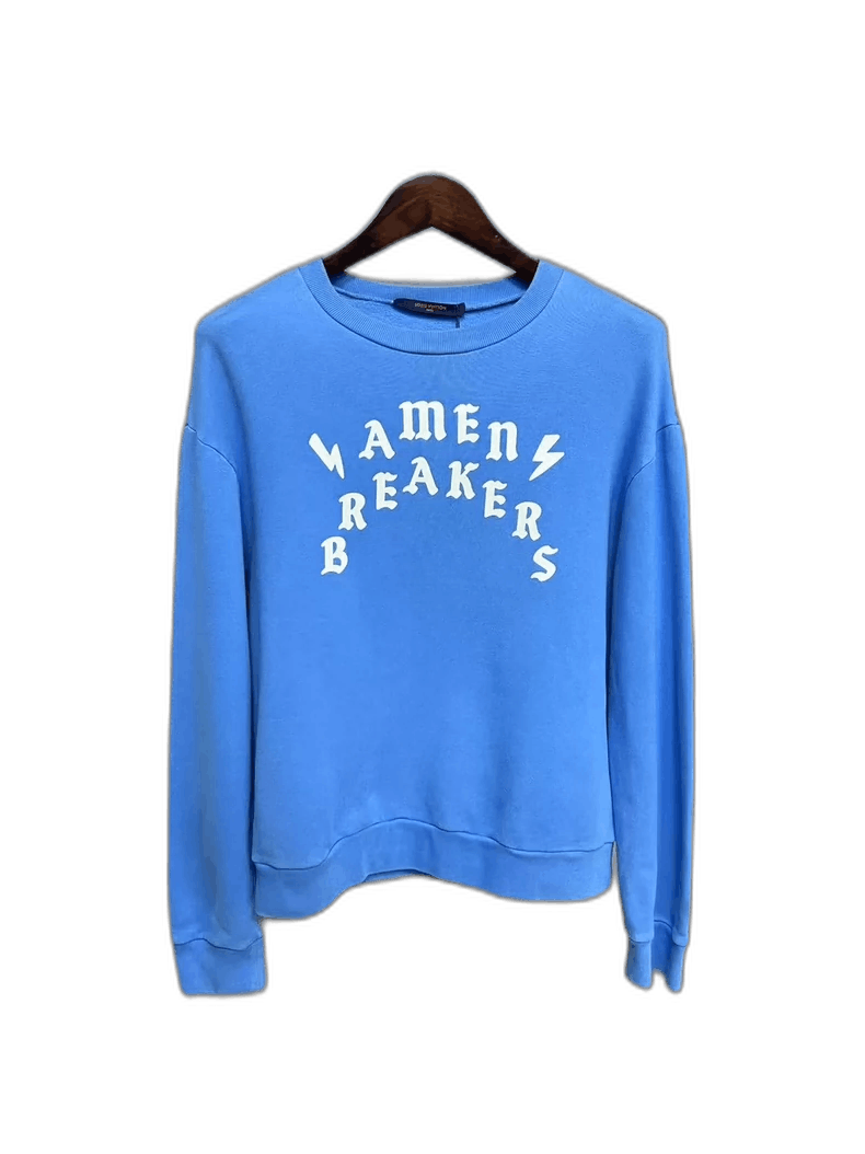Louis Vuitton Blue Graphic Print Sweatshirt-yf Size US M / EU 48-50 / 2 - 1 Thumbnail