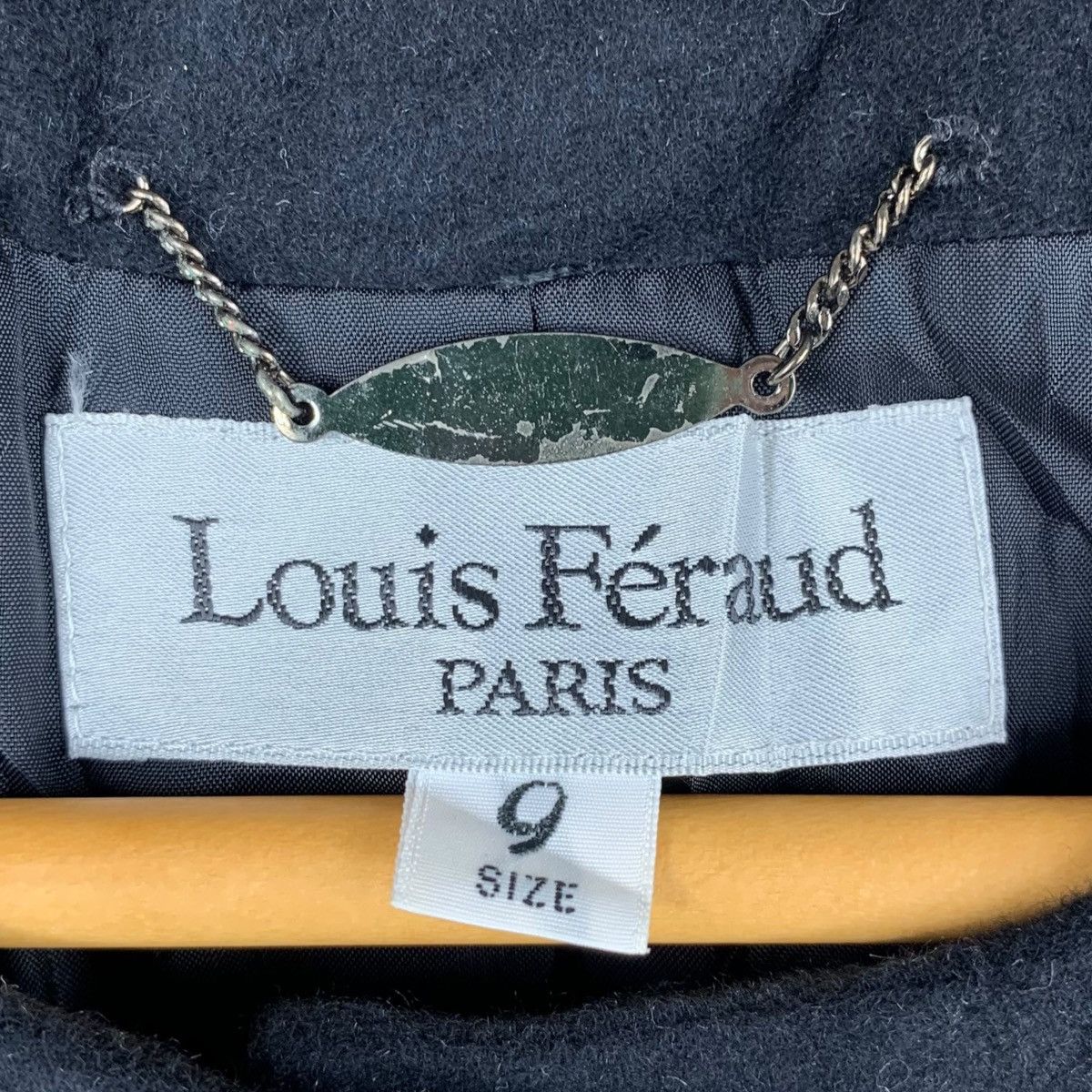 Louis Feraud × Vintage Vintage LOUIS FERAUD Paris Designer Overcoat Jacket Size S / US 4 / IT 40 - 7 Thumbnail