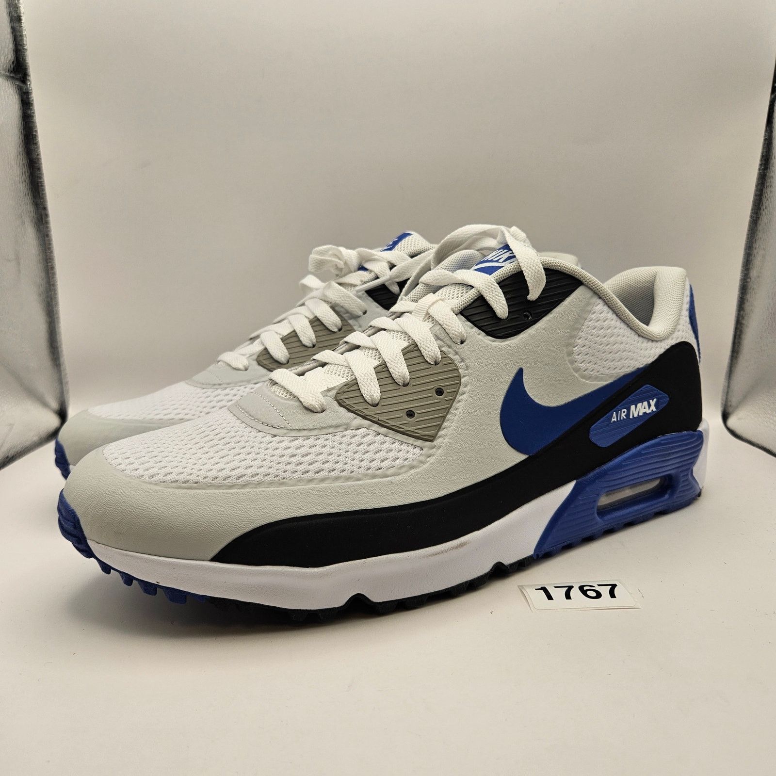 Nike NIKE MEN'S 15 AIR MAX 90 GOLF SHOES ROYAL BLUE SPIKELESS Size US 15 / EU 48 - 1 Thumbnail