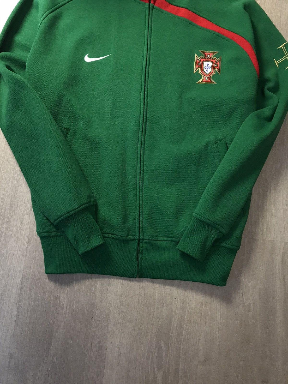 Nike × Vintage Nike Y2K Portugal 🇵🇹 track jacket Size US XL / EU 56 / 4 - 3 Thumbnail