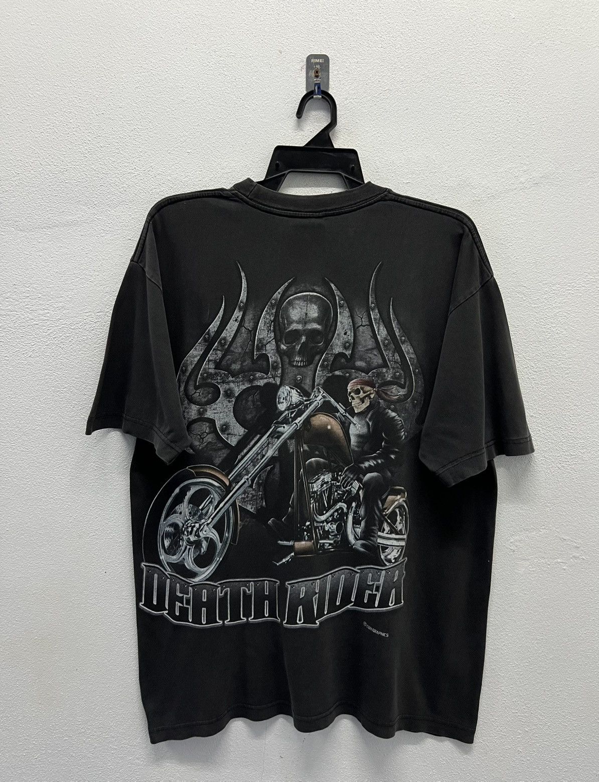 Vintage VINTAGE DEATH RIDER MOTORCYCLE CGH GRAPHICS SHIRT Size US L / EU 52-54 / 3 - 1 Thumbnail