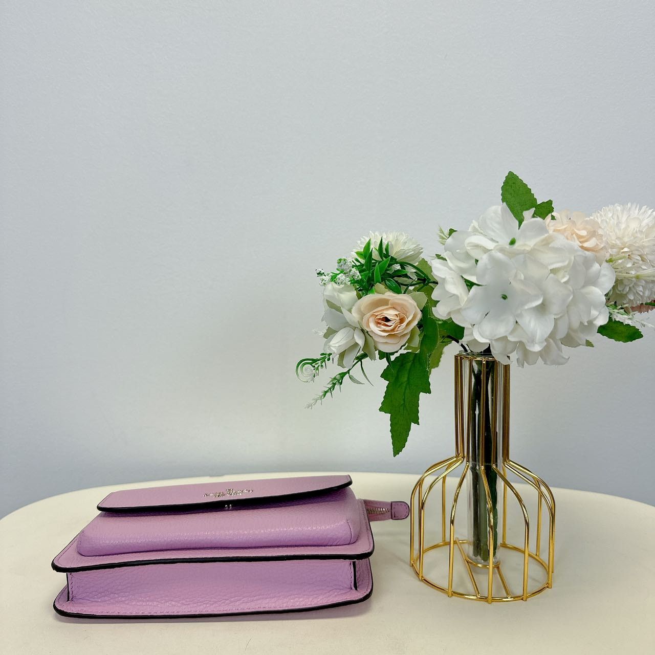 Kate Spade Kate Spade K8284 Leila Small Pebbled Leather Crossbody Pink Size ONE SIZE - 7 Thumbnail