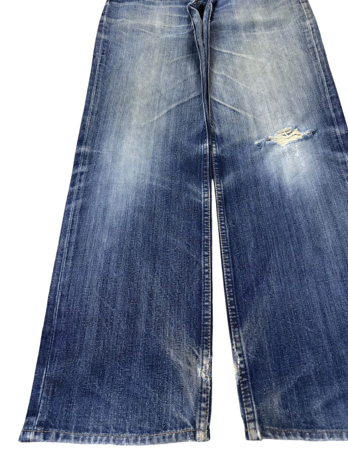 Levi's Vintage 90s Levis 502 Mud Wash Distressed Baggy Jeans Size US 31 - 6 Thumbnail