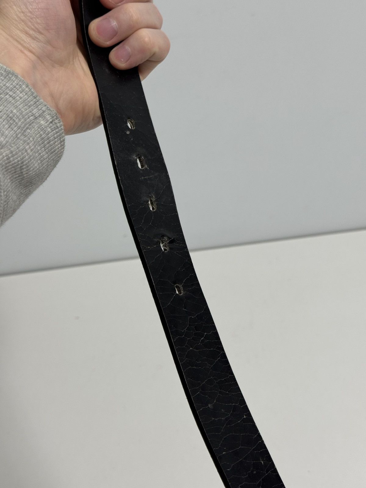 Armani Armani Vintage Y2K style Hype Belt Leather Size ONE SIZE - 10 Thumbnail
