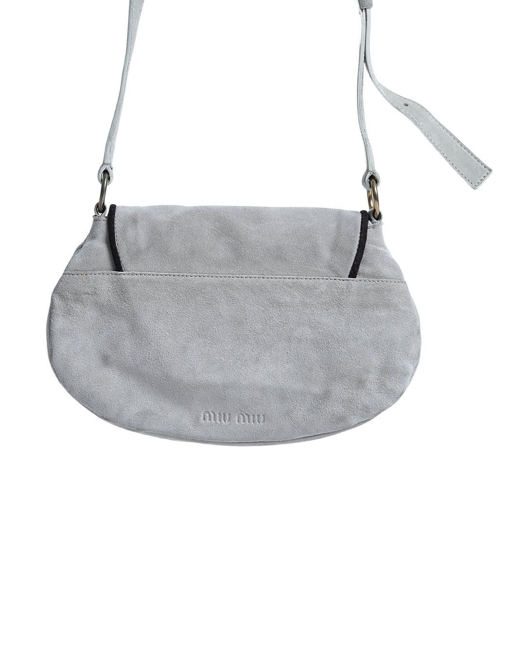 Miu Miu Miu Miu Mini Suede Crossbody Bag Size ONE SIZE - 4 Thumbnail