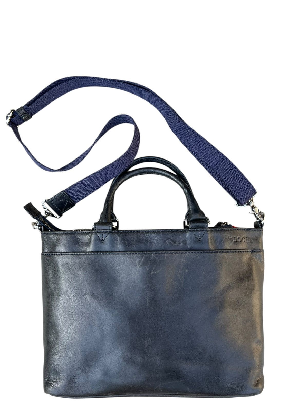 Leather DOCHE Japan Scratch Patina Leather 2 Way Bag Size ONE SIZE - 5 Thumbnail