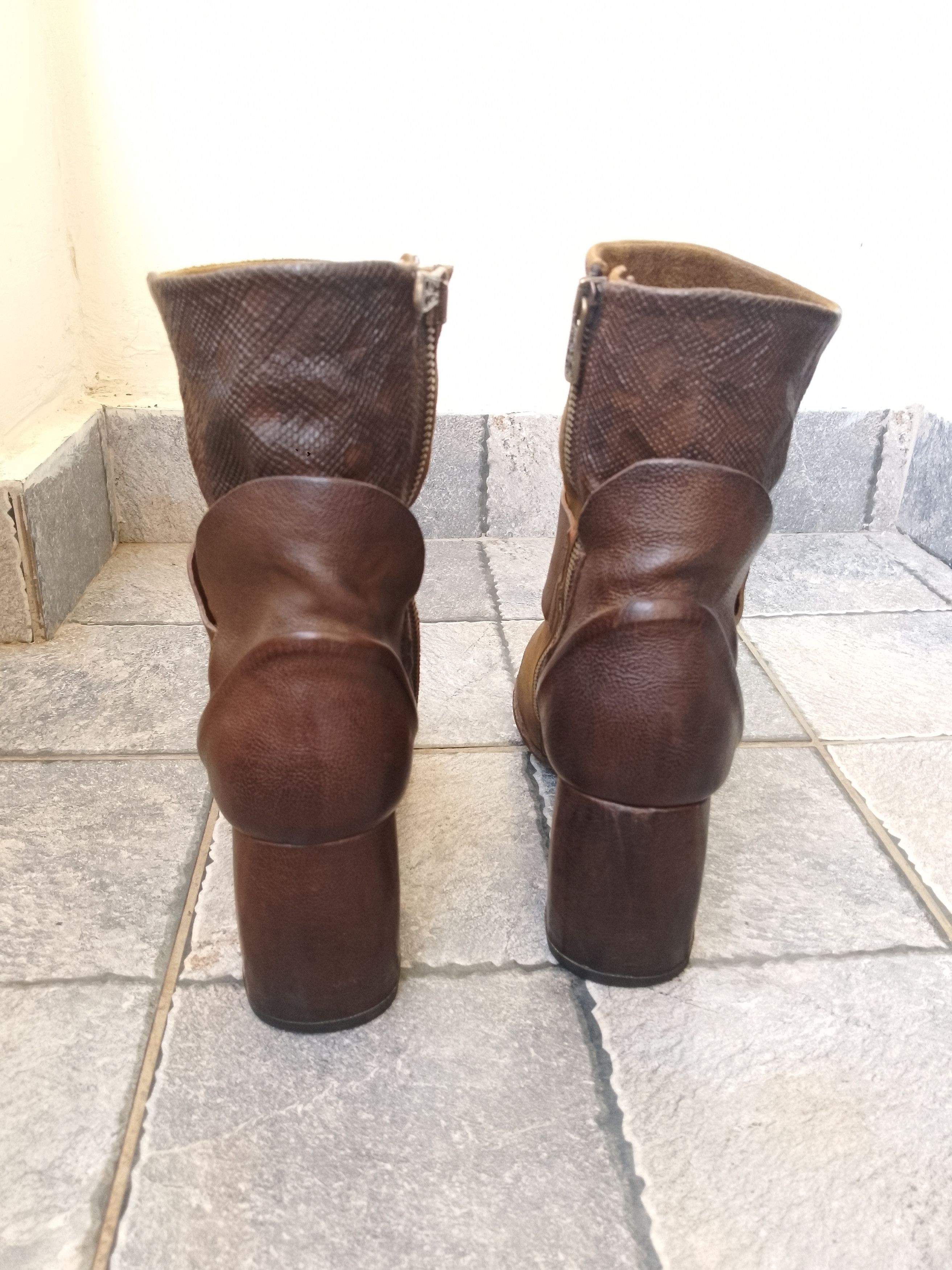 A.S.98 BOTIN 170201 SENAPE VERDE BOOTS Size US 9 / IT 39 - 6 Thumbnail