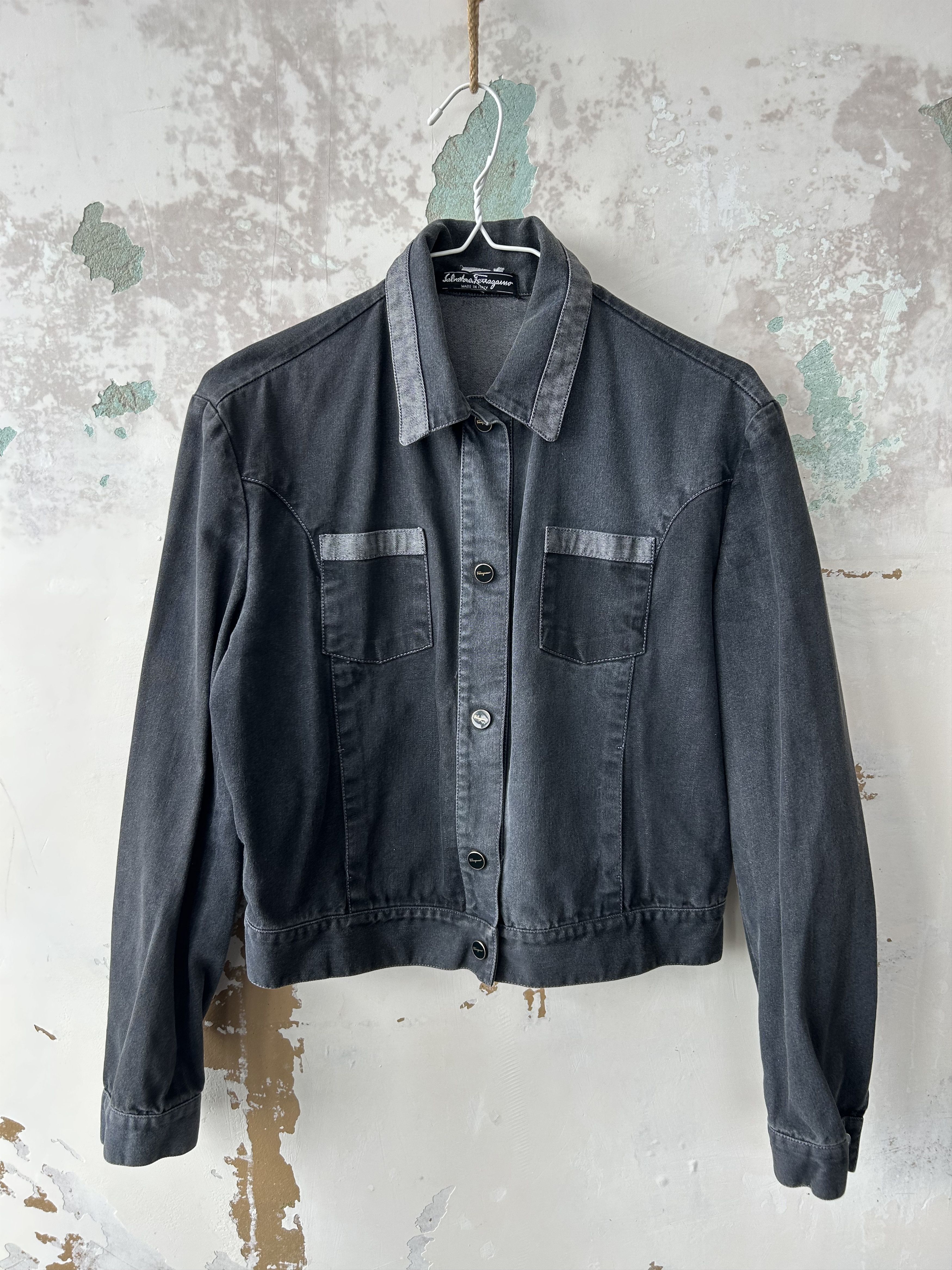 Salvatore Ferragamo Salvatore Ferragamo Designer jeans Jacket Made In Italy Size M / US 6-8 / IT 42-44 - 1 Thumbnail