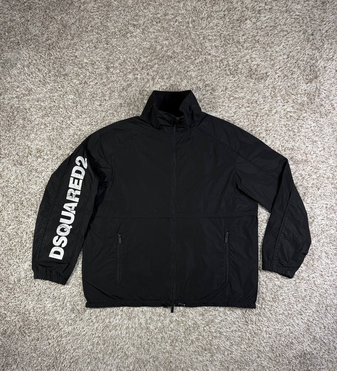 Dsquared2 DSQUARED2 Reflective Logo Print Sleeve Zip Jacket Size US L / EU 52-54 / 3 - 1 Thumbnail