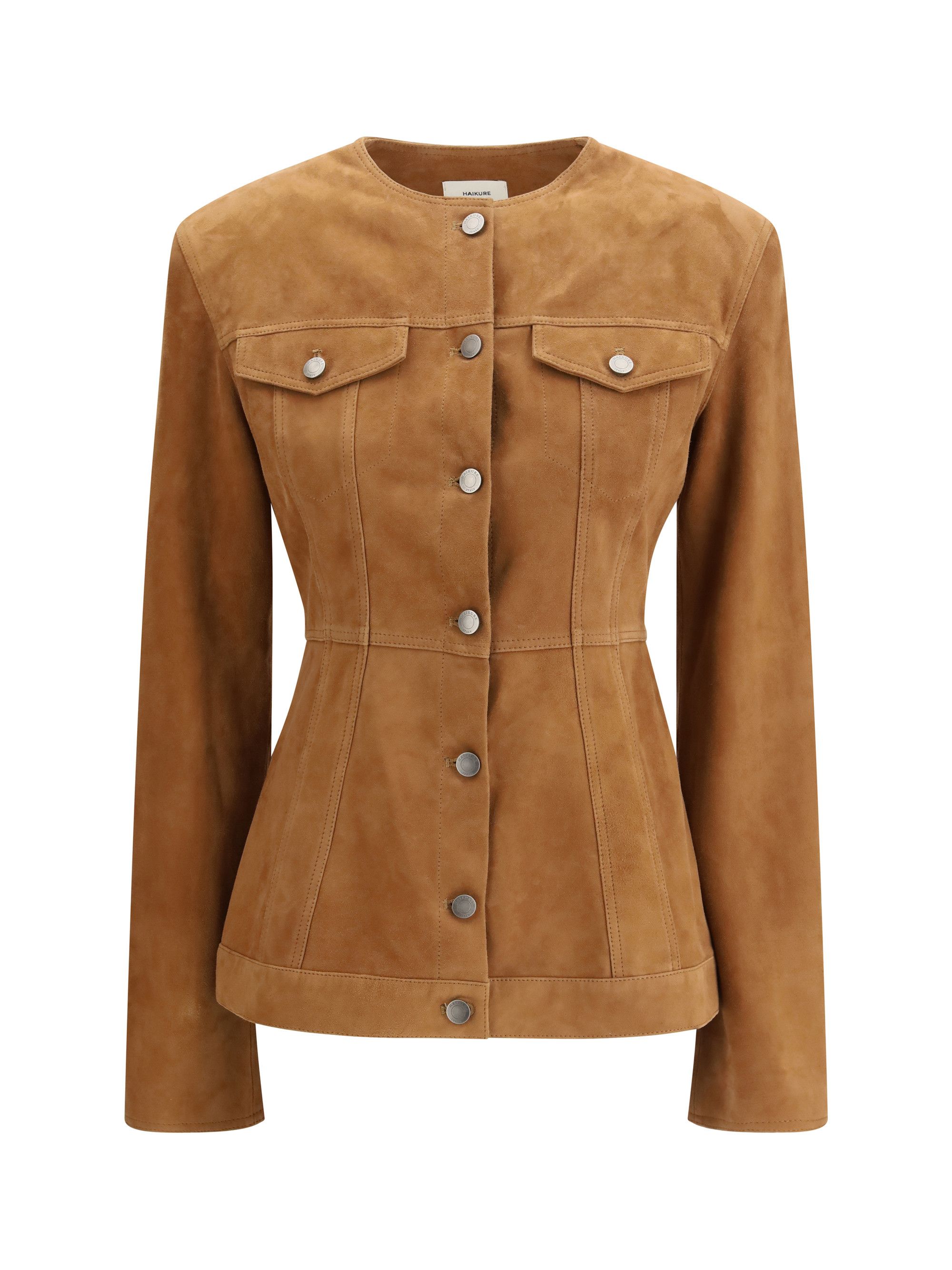 Haikure Suede Jacket Size S / US 4 / IT 40 - 1 Thumbnail