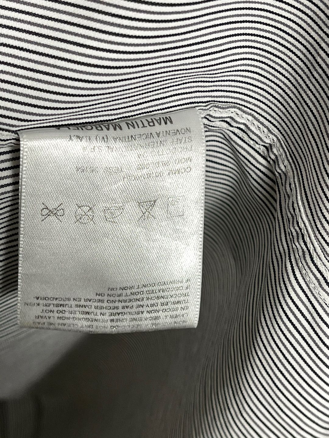 Maison Margiela Maison Margiela Size IV/50 05ss striped shirt sizeIV/50 250 Size US M / EU 48-50 / 2 - 6 Thumbnail