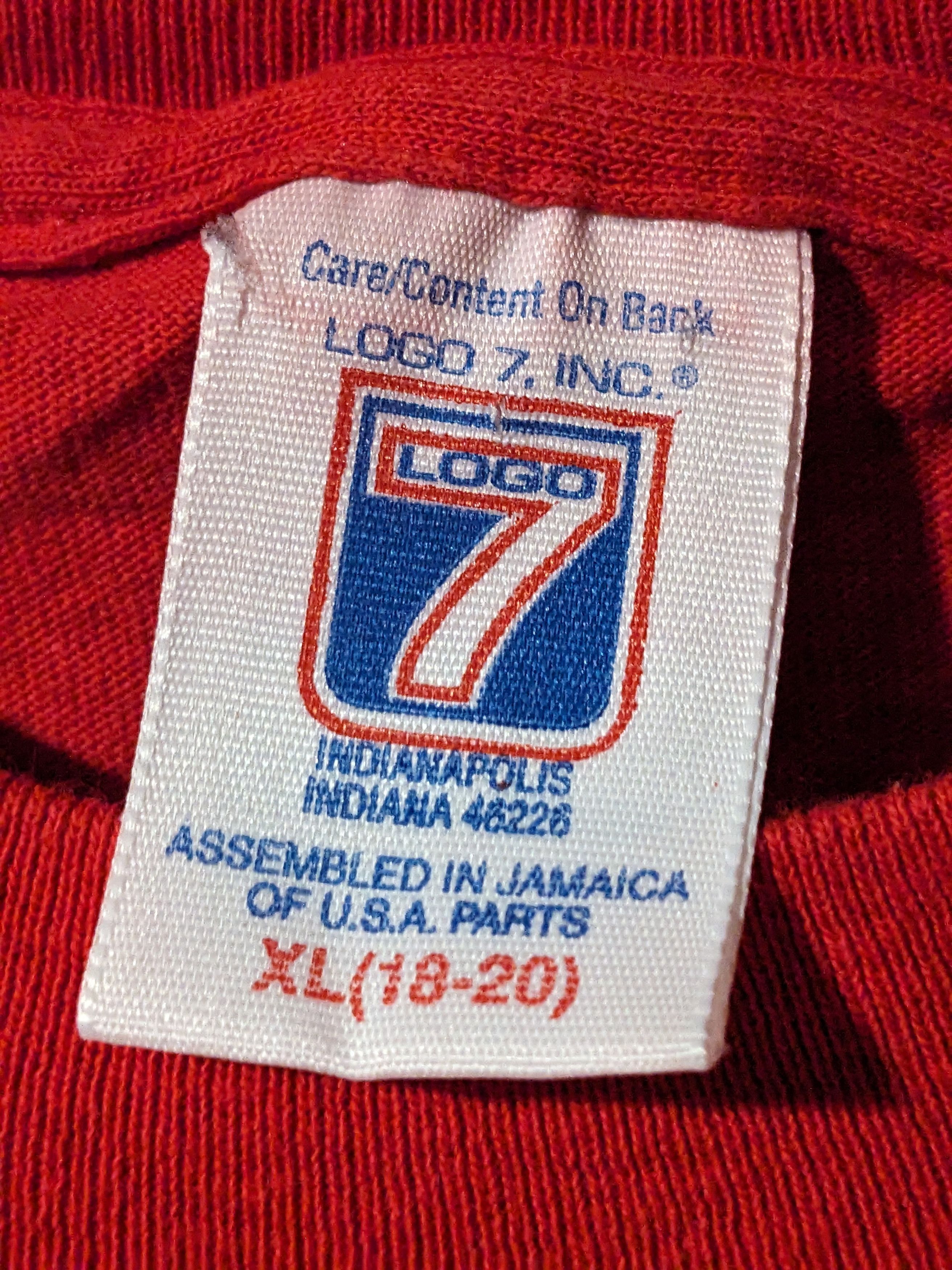 MLB × Vintage Vintage 2000 Phillies MLB Baseball Red Youth X-Large T-Shirt Size US XL / EU 56 / 4 - 4 Thumbnail