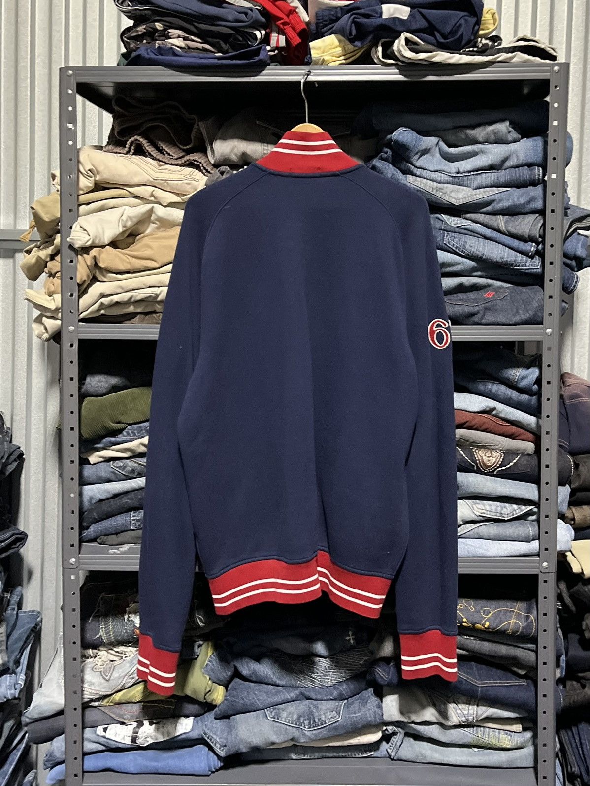 Polo Ralph Lauren × RRL Ralph Lauren × Vintage Crazy Vintage Polo Ralph Lauren 67 Y2K Varsity Logo Zip-Up Size US L / EU 52-54 / 3 - 2 Thumbnail