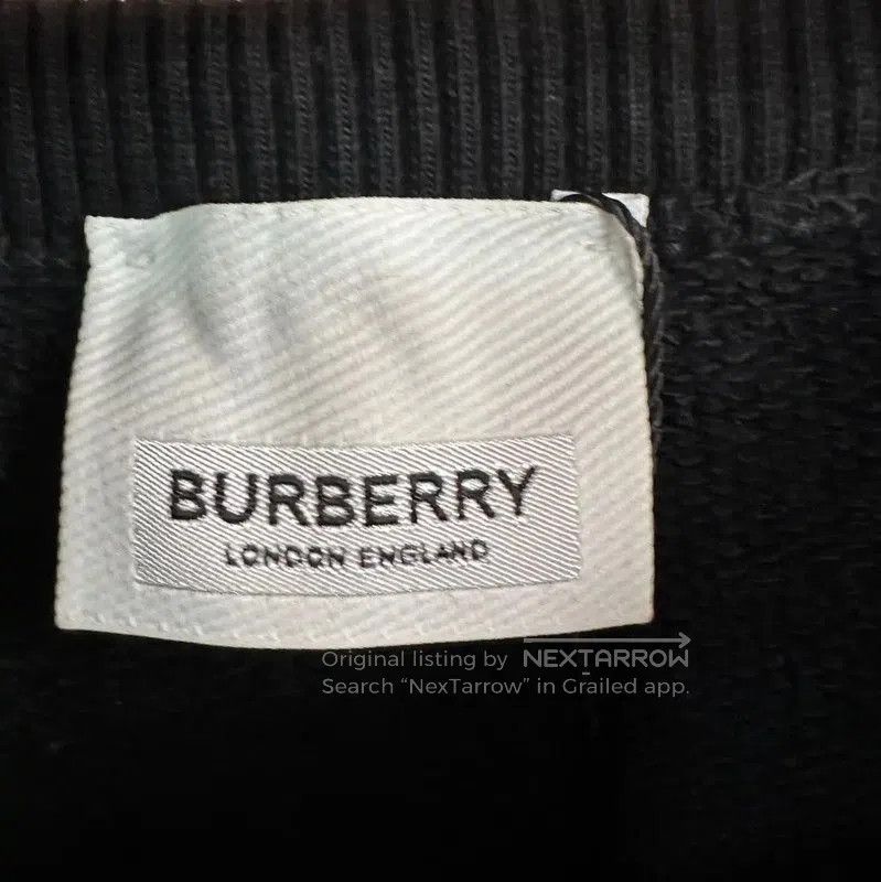 Burberry Burberry Black Cotton Women's Sweatshirt. Size S / US 4 / IT 40 - 3 Thumbnail