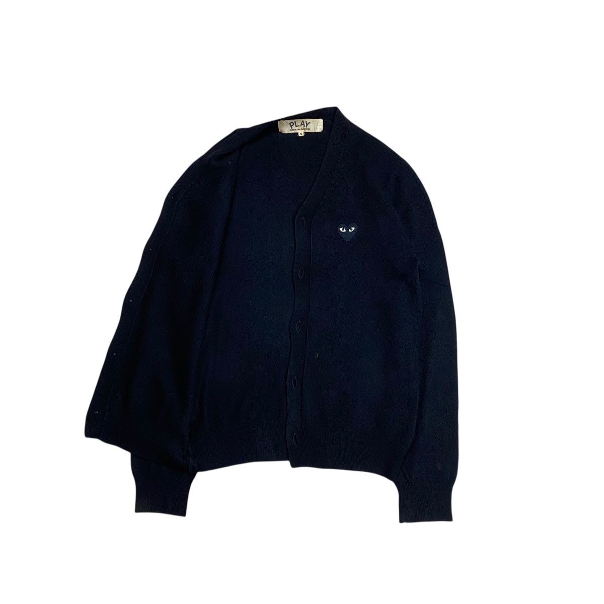 Comme des Garcons PLAY Comme des Garcons Play V-Neck Wool Cardigan Size US S / EU 44-46 / 1 - 3 Thumbnail